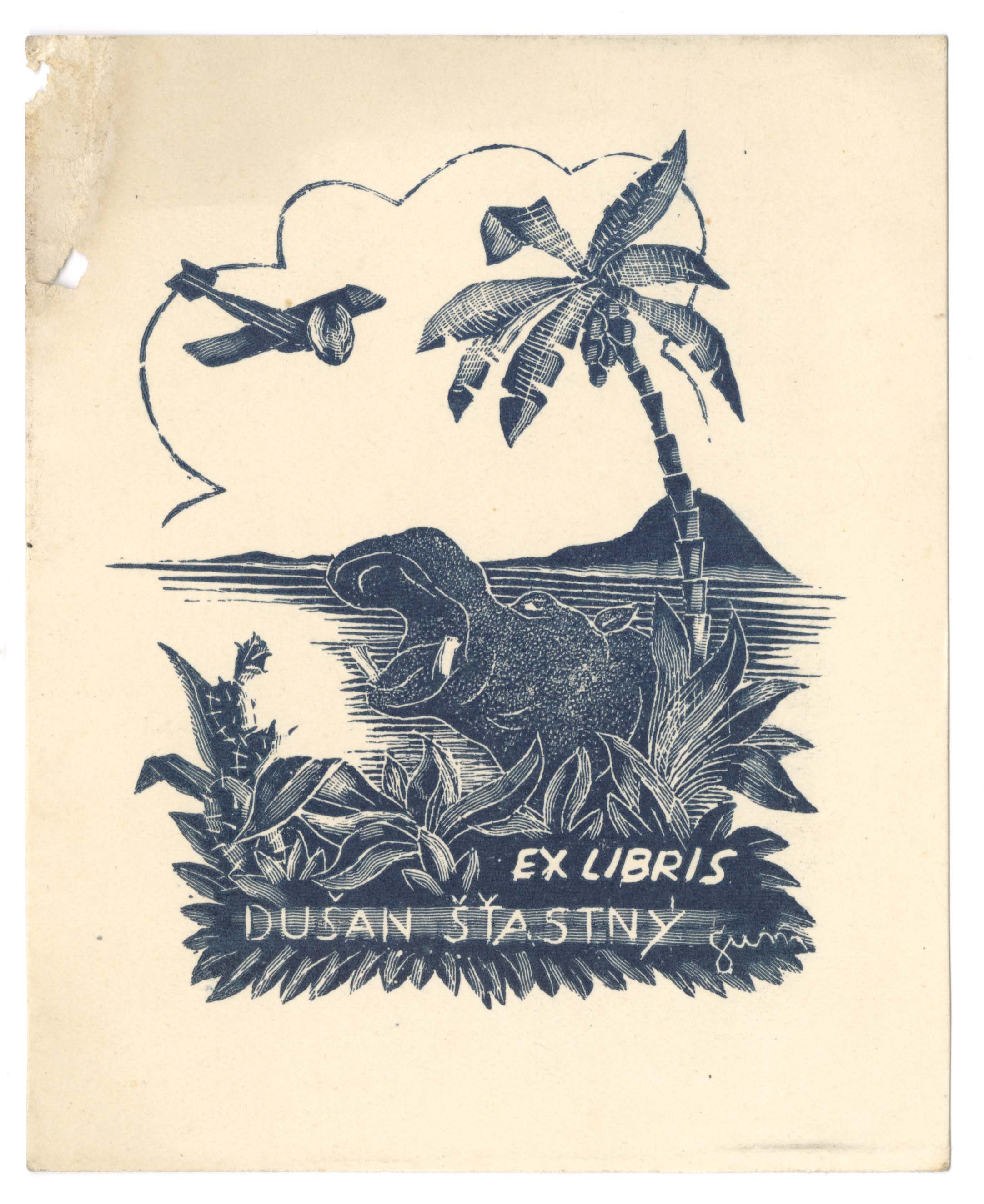 Náhledový obrázek EX LIBRIS Dušan Šťastný - 1