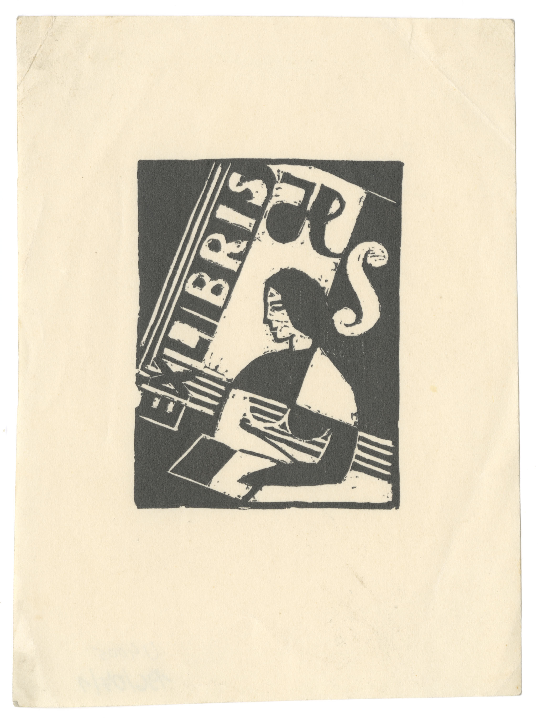 Náhledový obrázek EX LIBRIS HS (Hubert Sekera?) - 2
