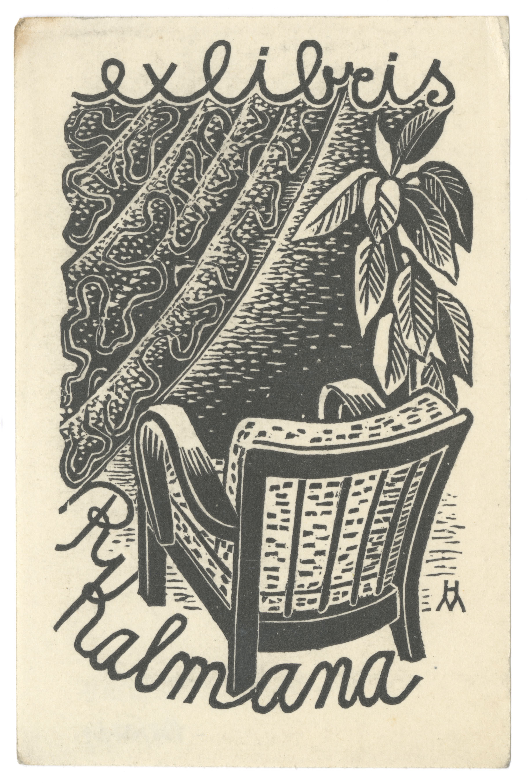 Náhledový obrázek EX LIBRIS R. Kalmana - 1