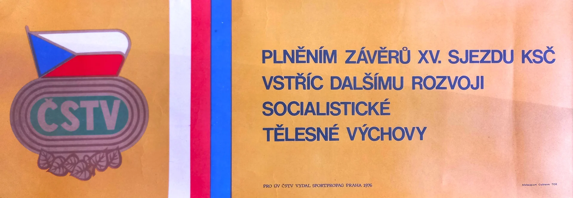 Náhledový obrázek předmětu Vstříc dalšímu rozvoji socialistické tělesné výchovy