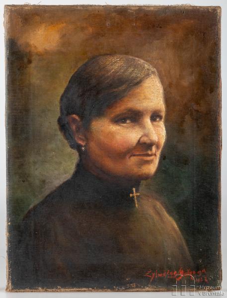 Náhledový obrázek Portrét, Marie Scharová, matka K. Schary - 1
