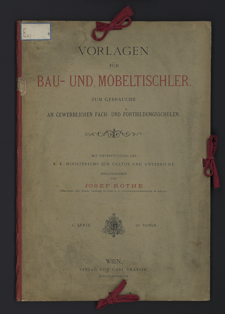 Náhledový obrázek Rothe, Josef: Vorlagen für Bau- und Möbeltischler : zum Gebrauche an gewerblichen Fach- und Fortbildungsschulen. - 1
