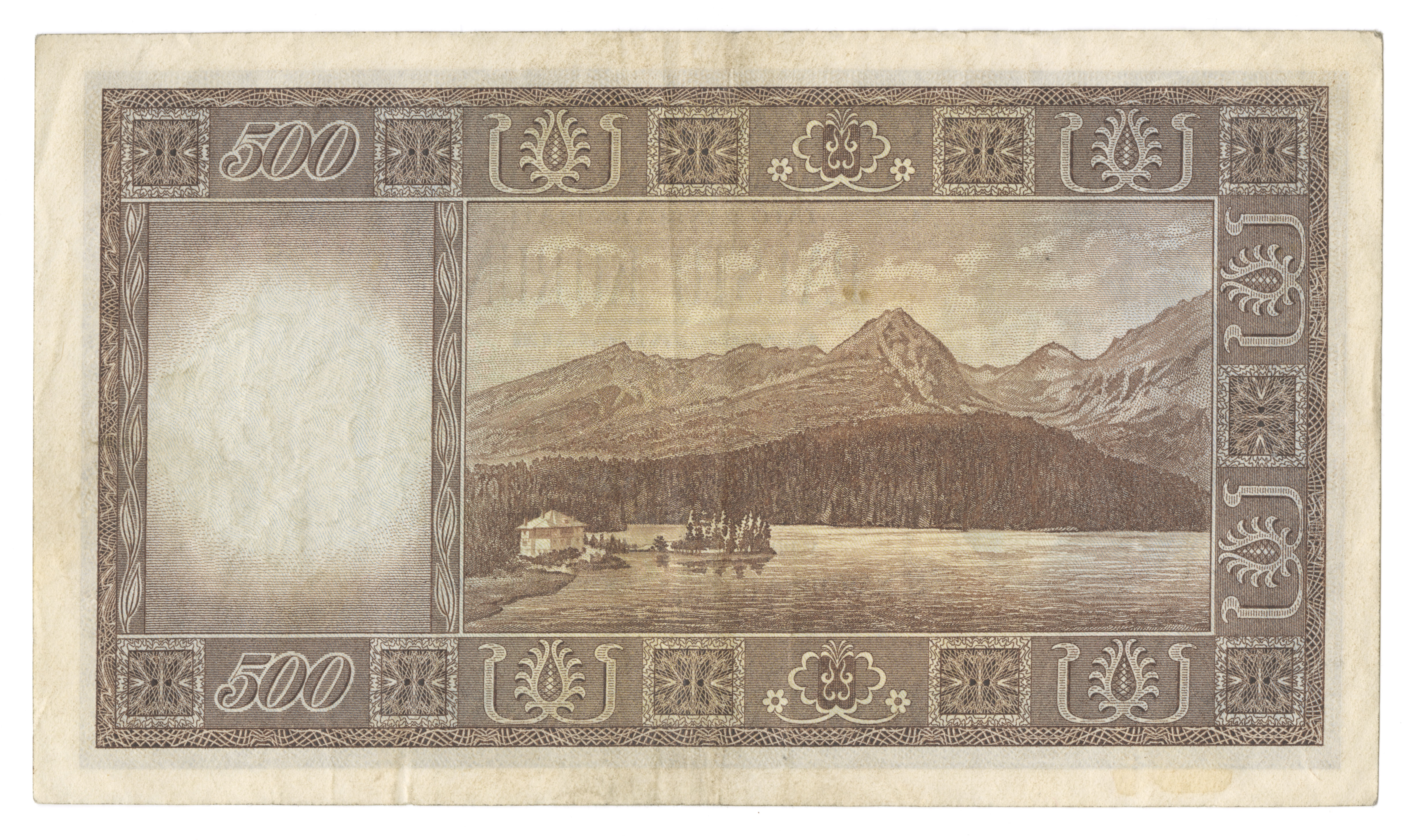 Náhledový obrázek Bankovka 500 korun - 2