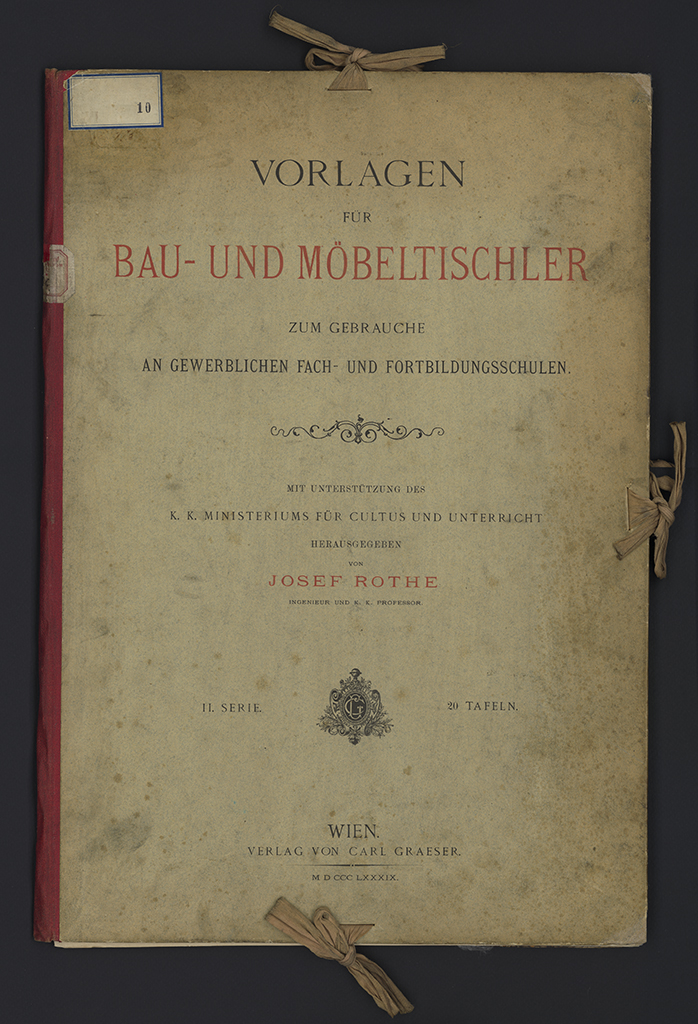 Náhledový obrázek Rothe, Josef: Vorlagen für Bau- und Möbeltischler : zum Gebrauche an gewerblichen Fach- und Fortbildungsschulen. - 1