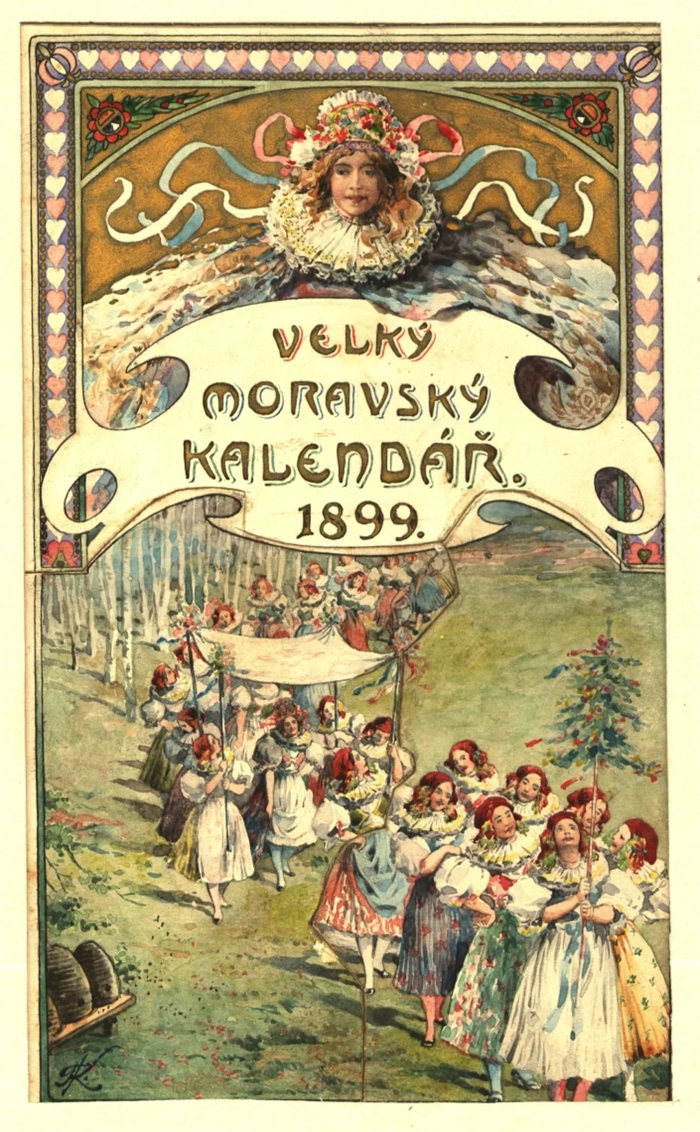 Náhledový obrázek předmětu Ilustrace - Velký moravský kalendář na rok 1899
