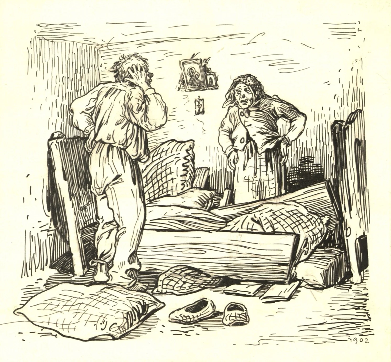 Náhledový obrázek předmětu Ilustrace - Velký moravský kalendář na rok 1903