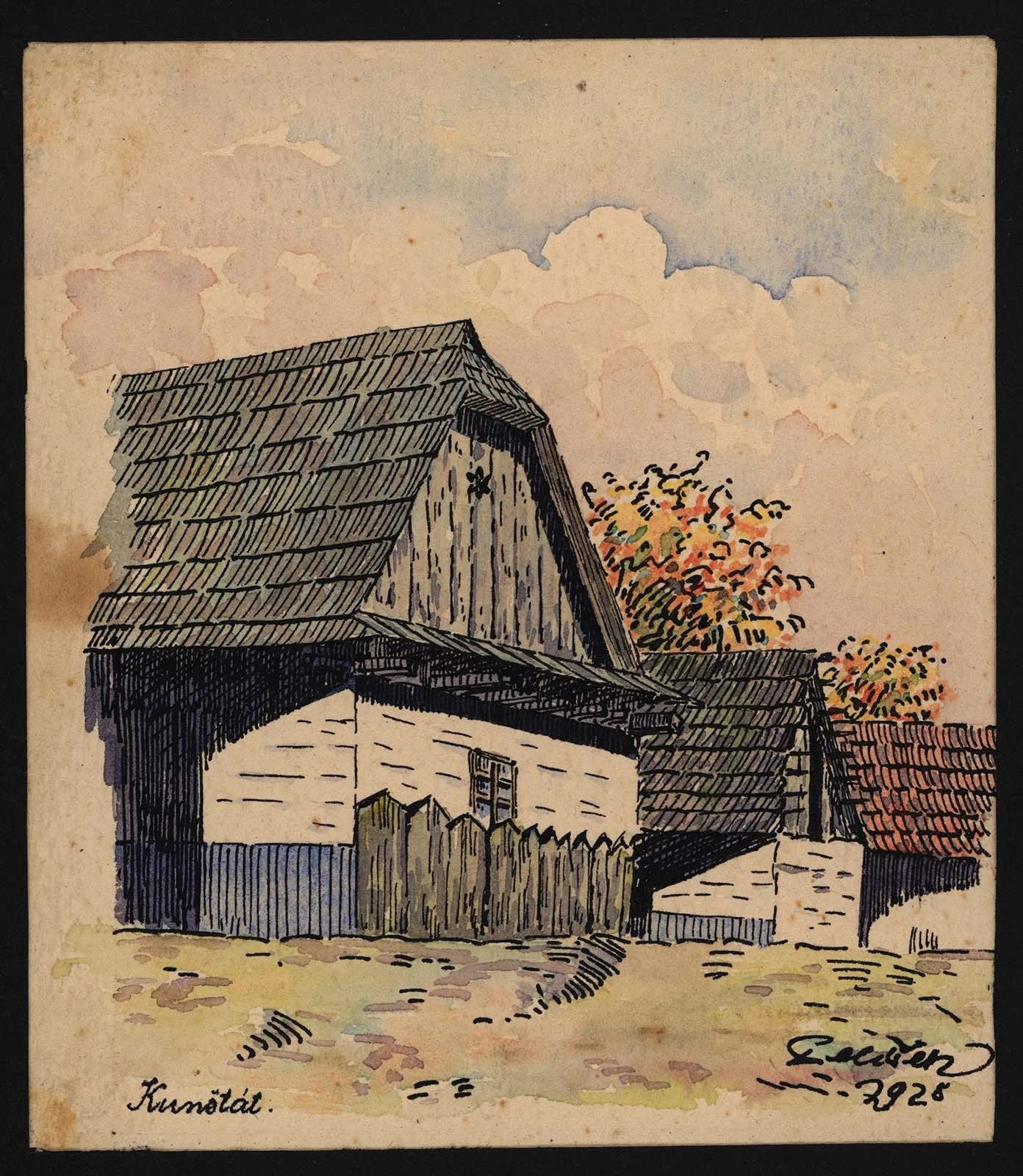 Náhledový obrázek předmětu Perokresba lidové architektury