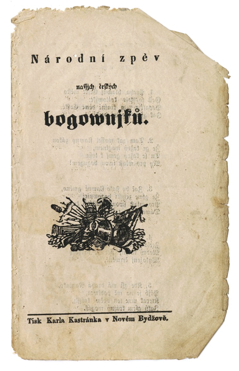 Náhledový obrázek Národní zpěv našich českých bogownjků. - 1