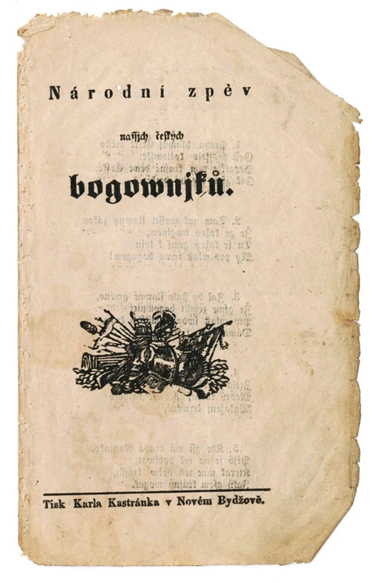 Náhledový obrázek předmětu Národní zpěv našich českých bogownjků.