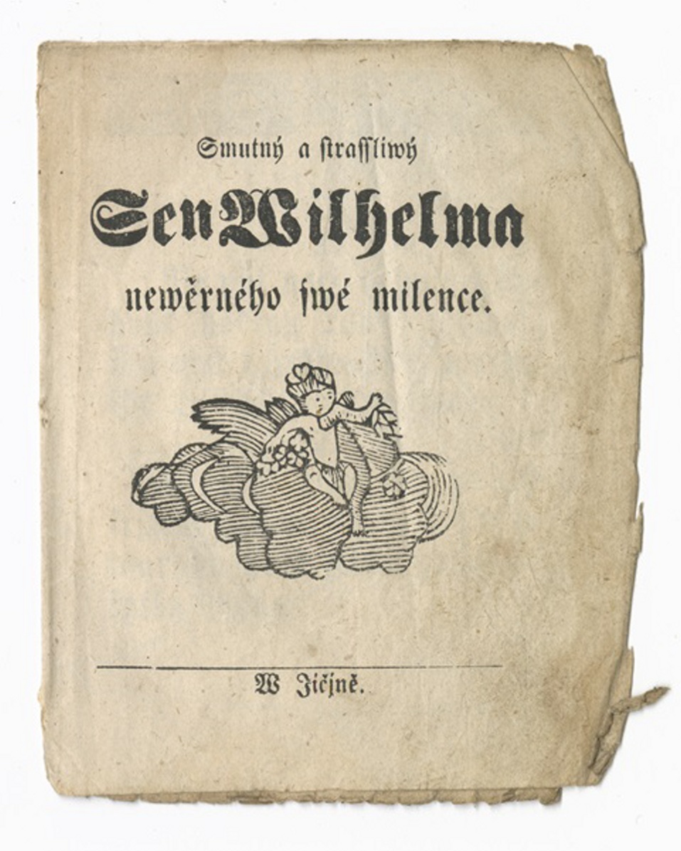 Náhledový obrázek Smutný a strassliwý sen Wilhelma newěrného swé milence - 1