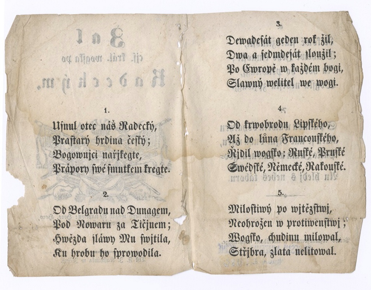 Náhledový obrázek Žal cís. král. wojska po Radeckým - 2
