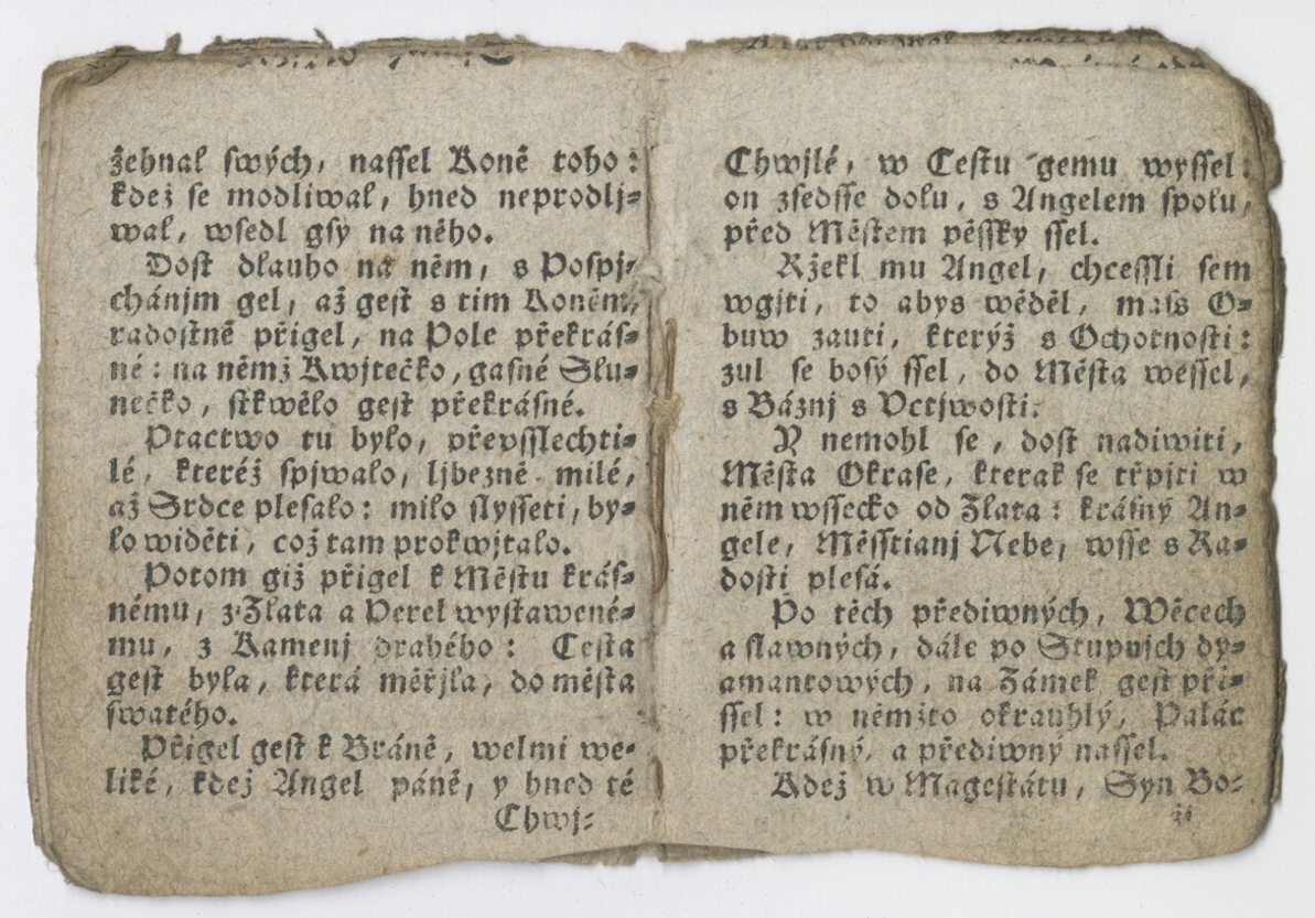 Náhledový obrázek Diwný přjběh o Theofilowi Mládency, na gehožto Swadbě Angel přitomný byl, což se lépe z této Pjsně wyrozuměti může - 5