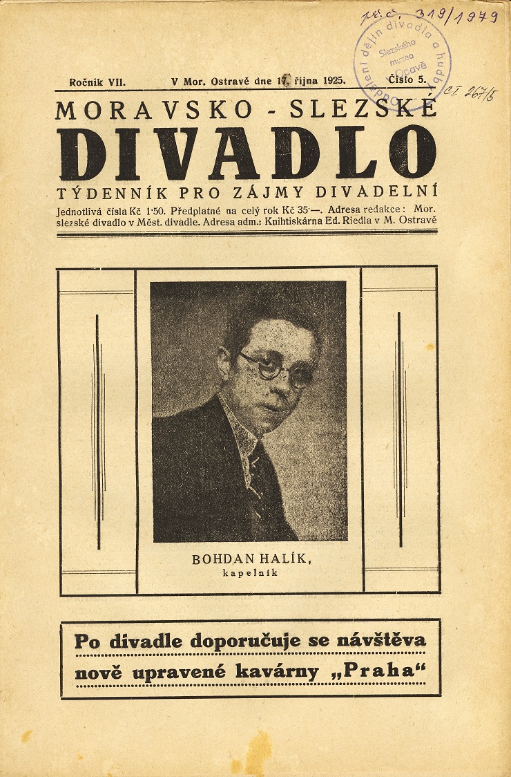 Náhledový obrázek Divadelní týdeník - 1