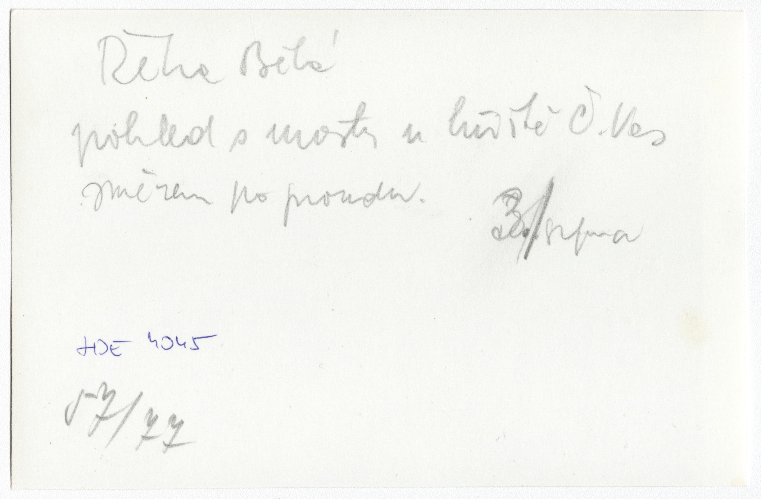 Náhledový obrázek Povodeň r. 1977: Česká Ves (čb. fotografie) - 2