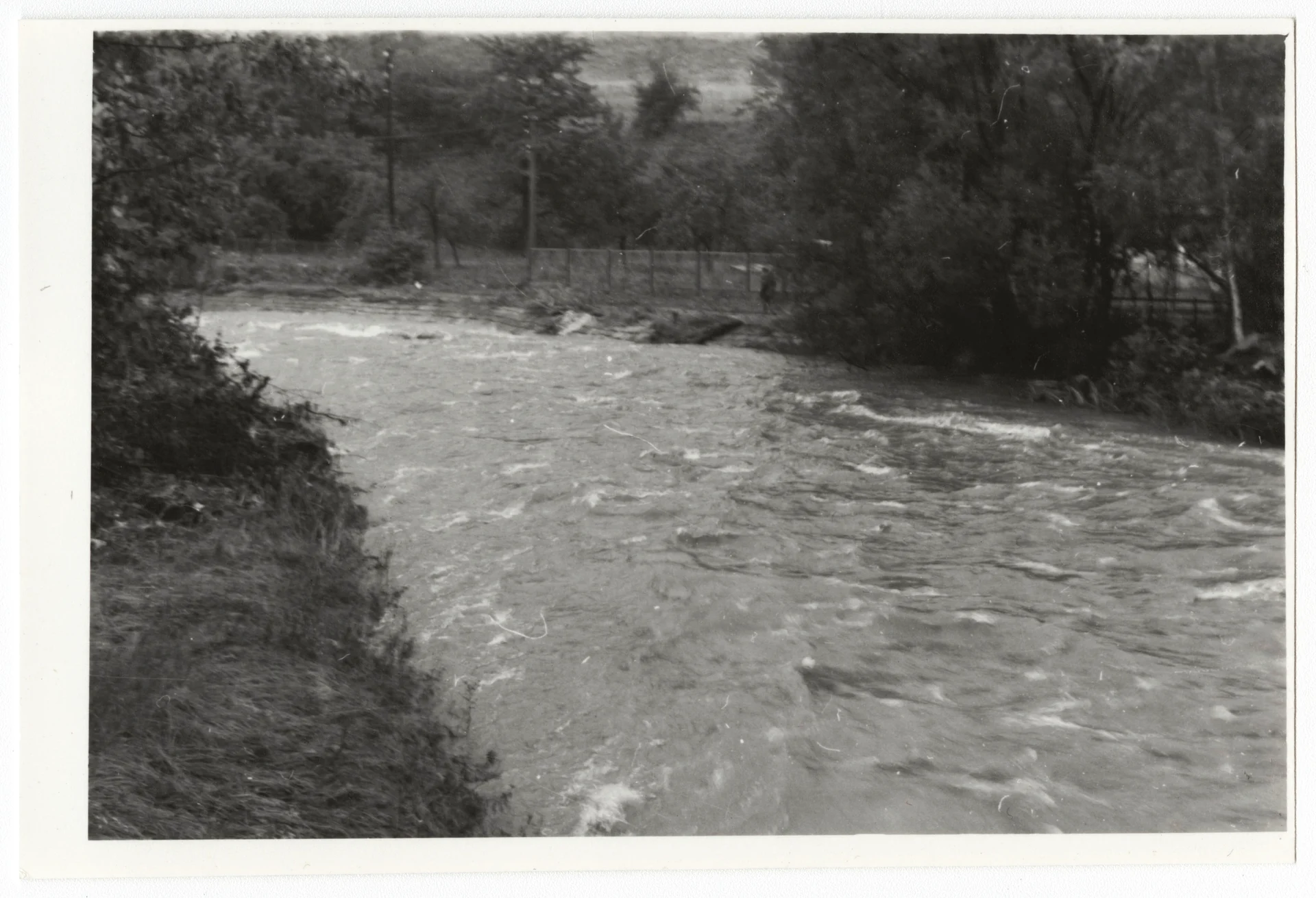 Náhledový obrázek předmětu Povodeň r. 1977: Česká Ves (čb. fotografie)
