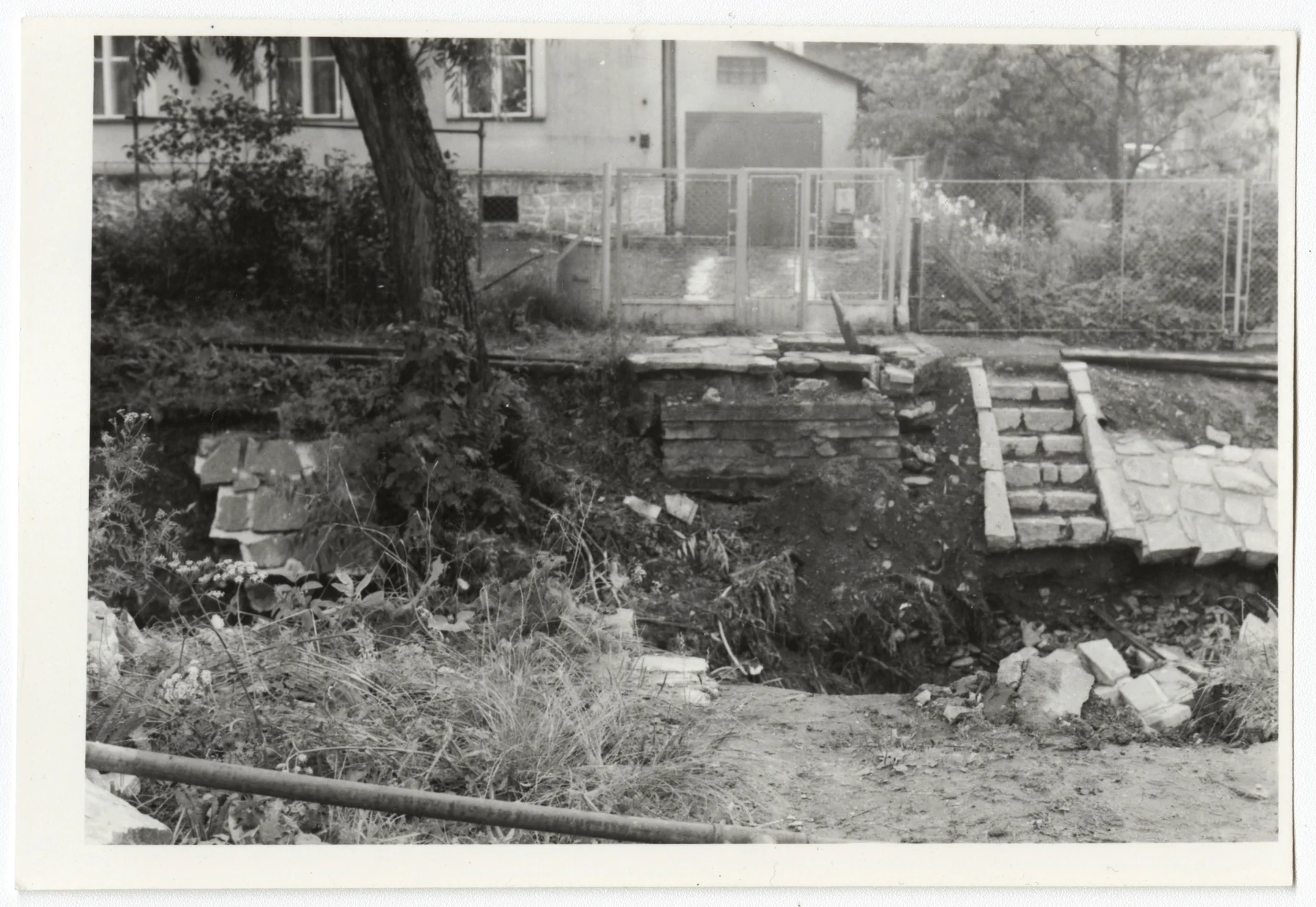 Náhledový obrázek předmětu Povodeň r. 1977: Bukovice (čb. fotografie)