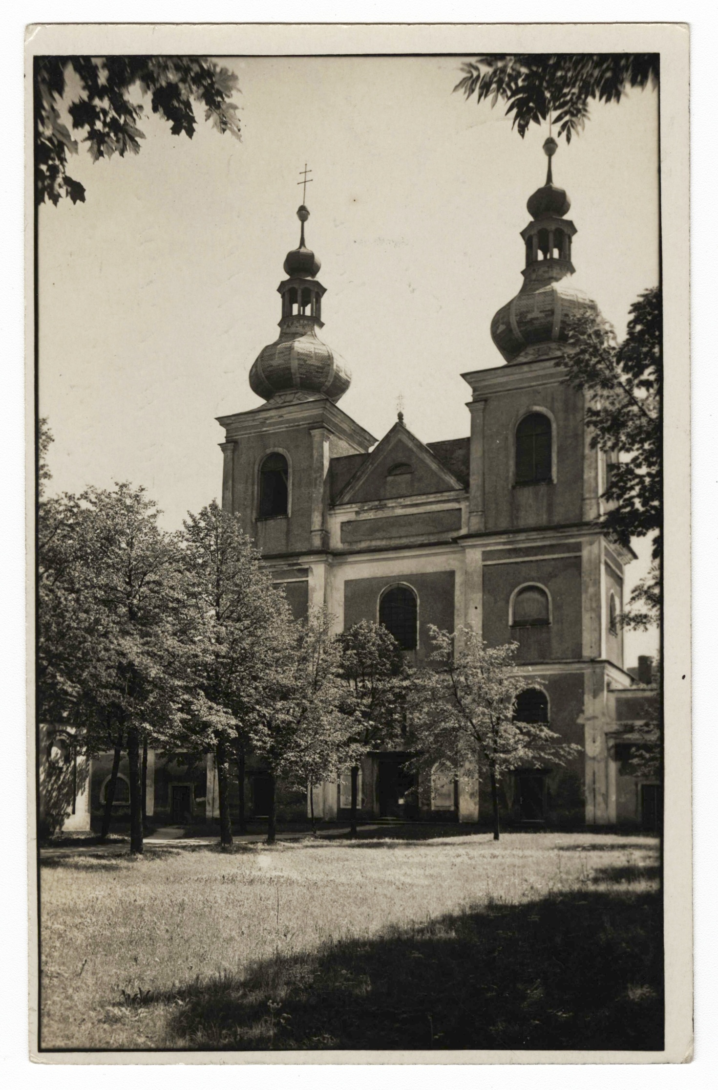 Náhledový obrázek Hora Matky Boží u Králík (čb. pohlednice) - 1