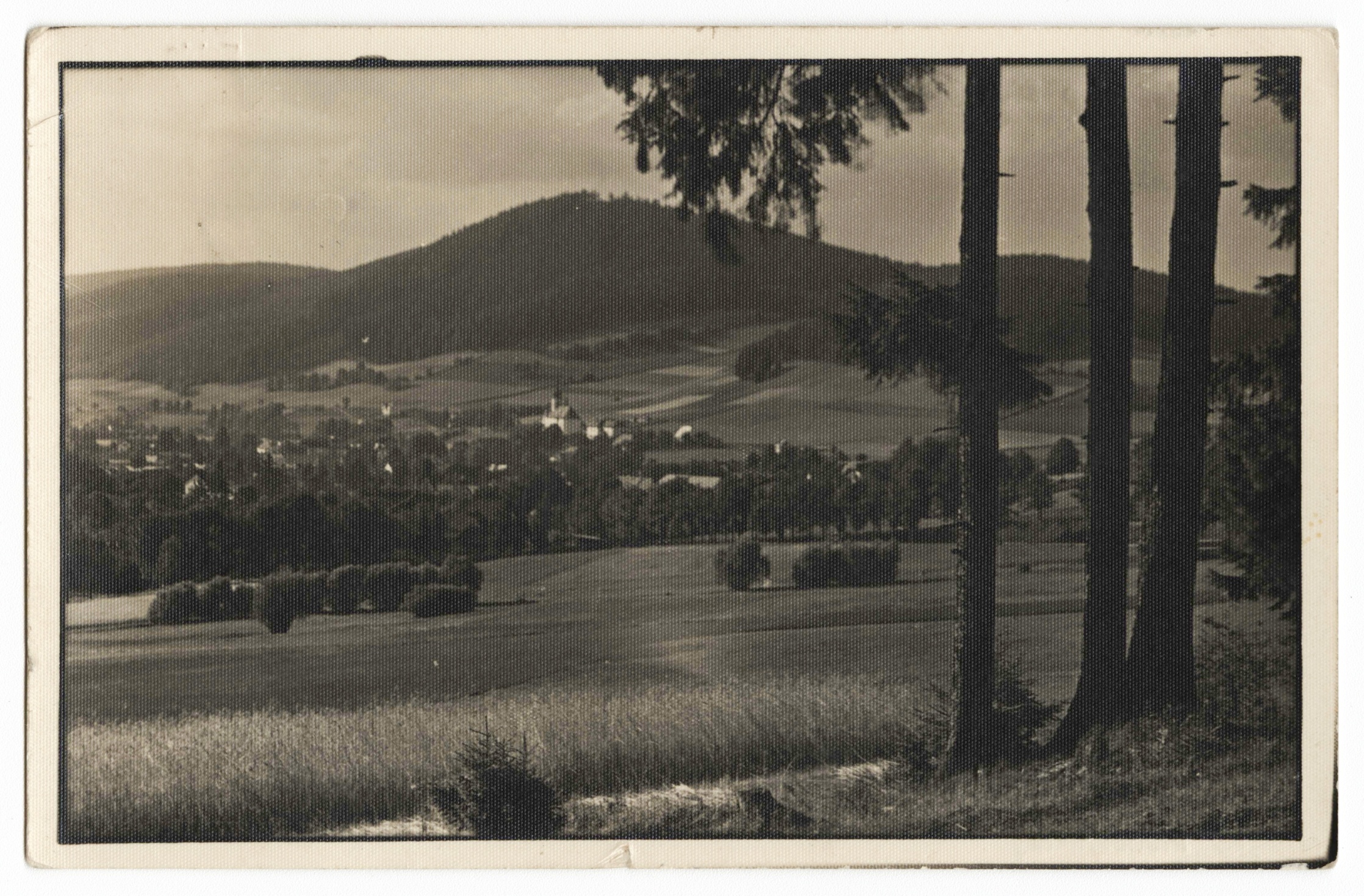 Náhledový obrázek Karlovice (čb. pohlednice) - 1