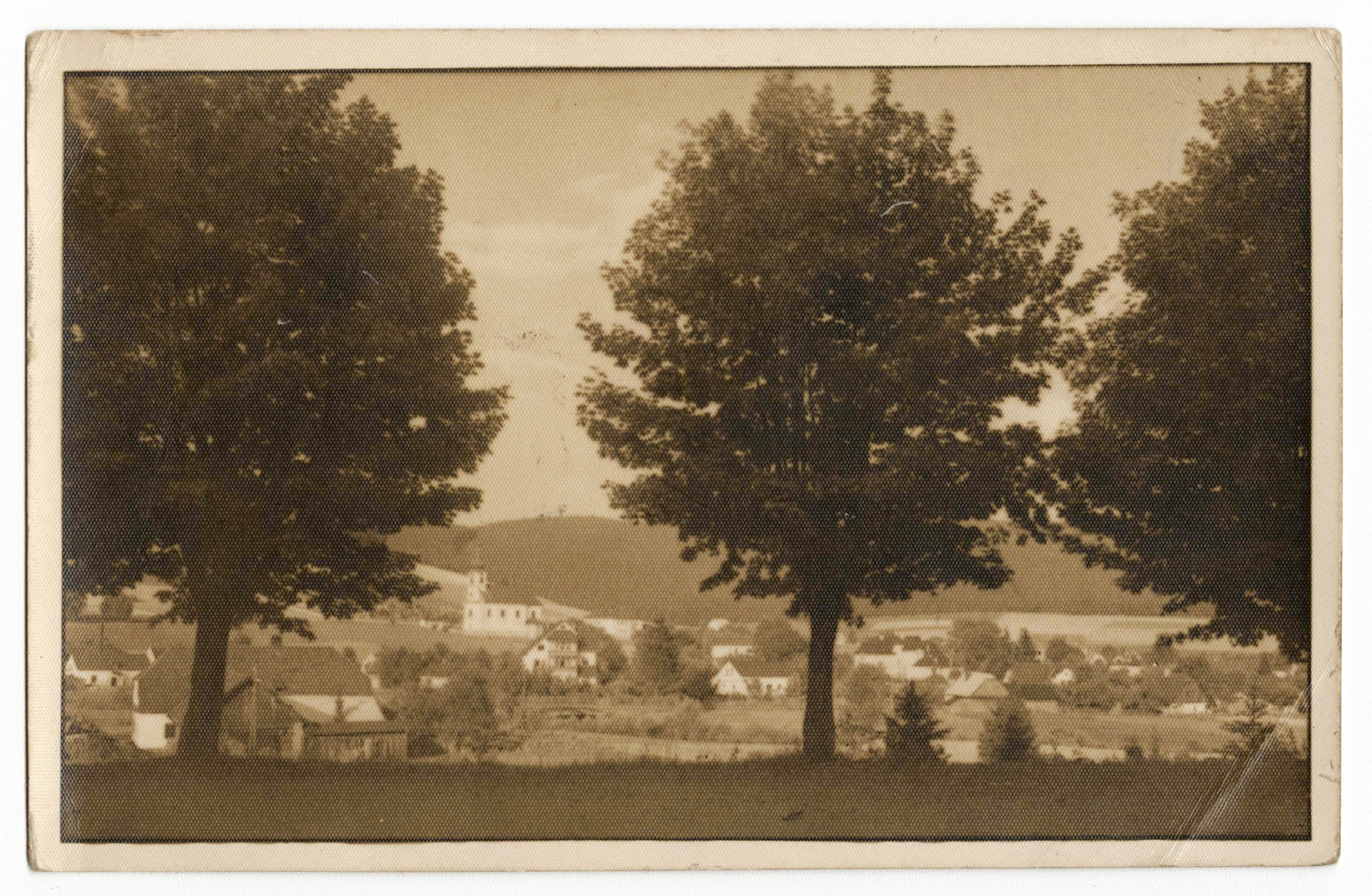 Náhledový obrázek Karlovice (čb. pohlednice) - 1