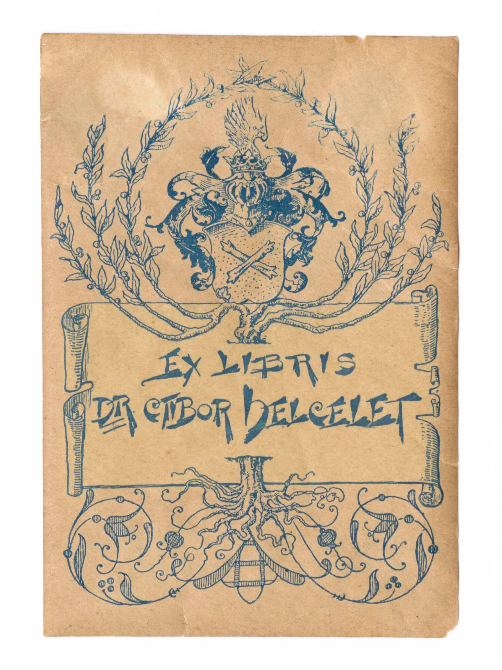 Náhledový obrázek předmětu Ex libris Dr. Ctibor Helcelet
