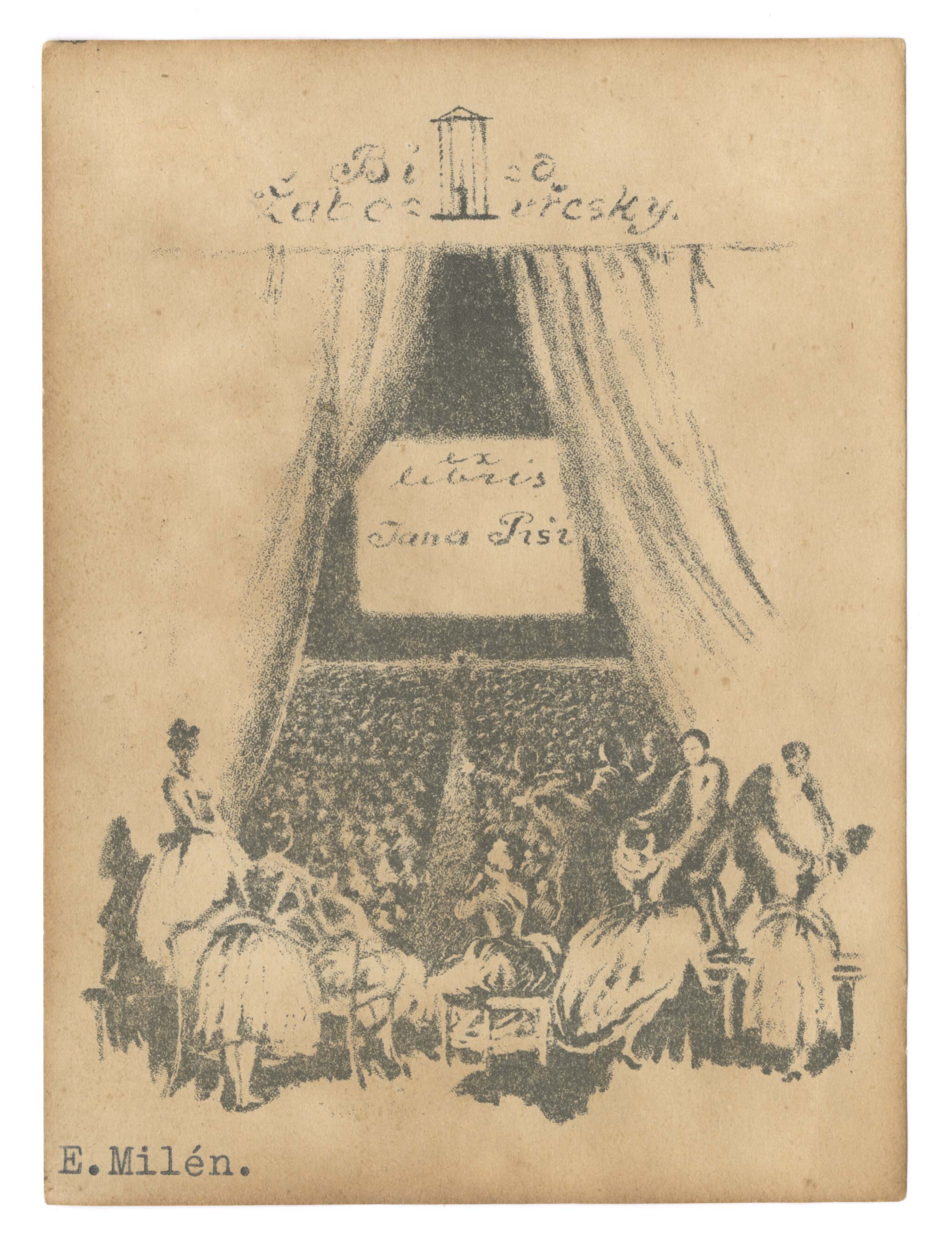 Náhledový obrázek Ex libris Jana Píši - 1