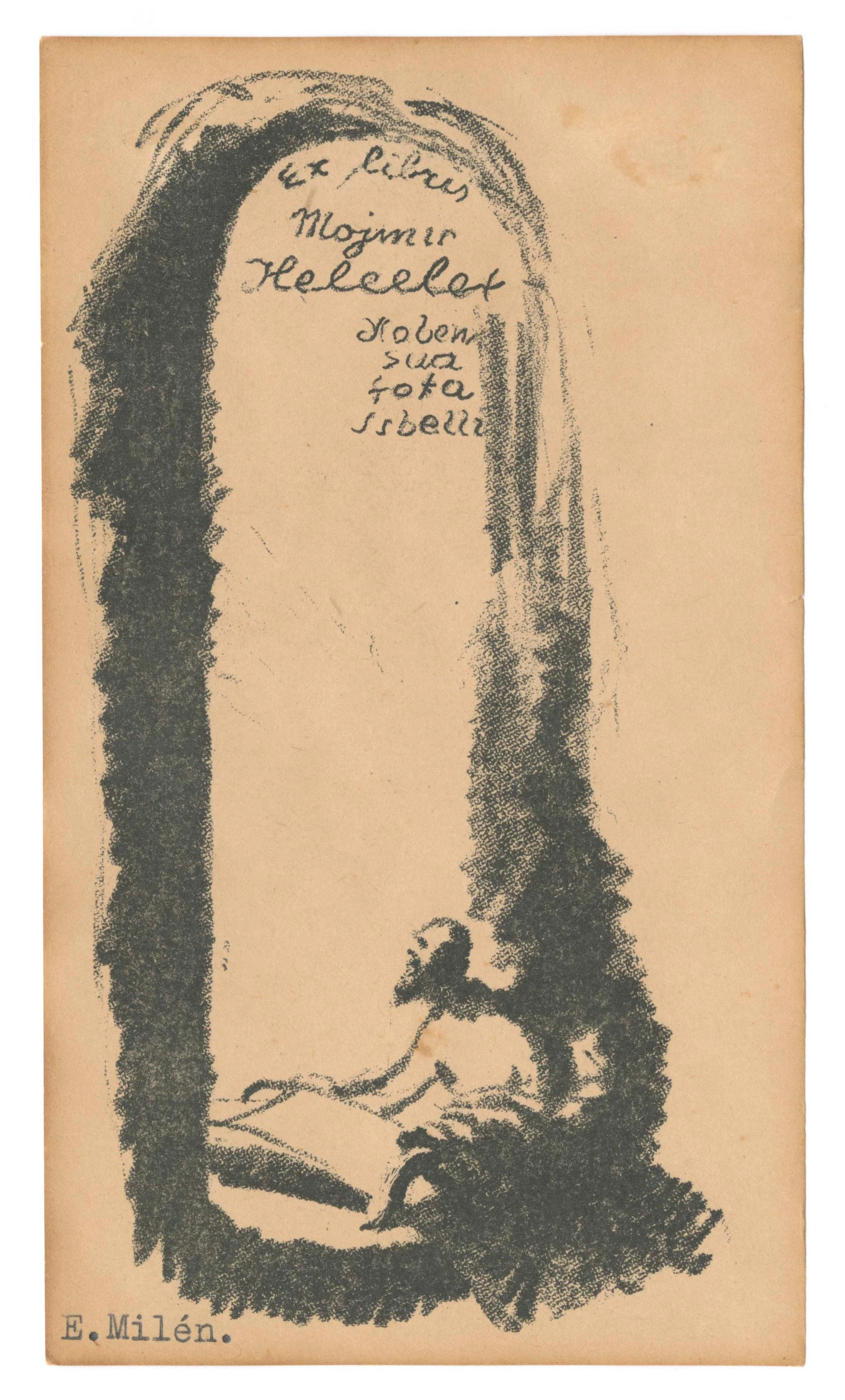 Náhledový obrázek předmětu Ex libris Mojmír Helcelet
