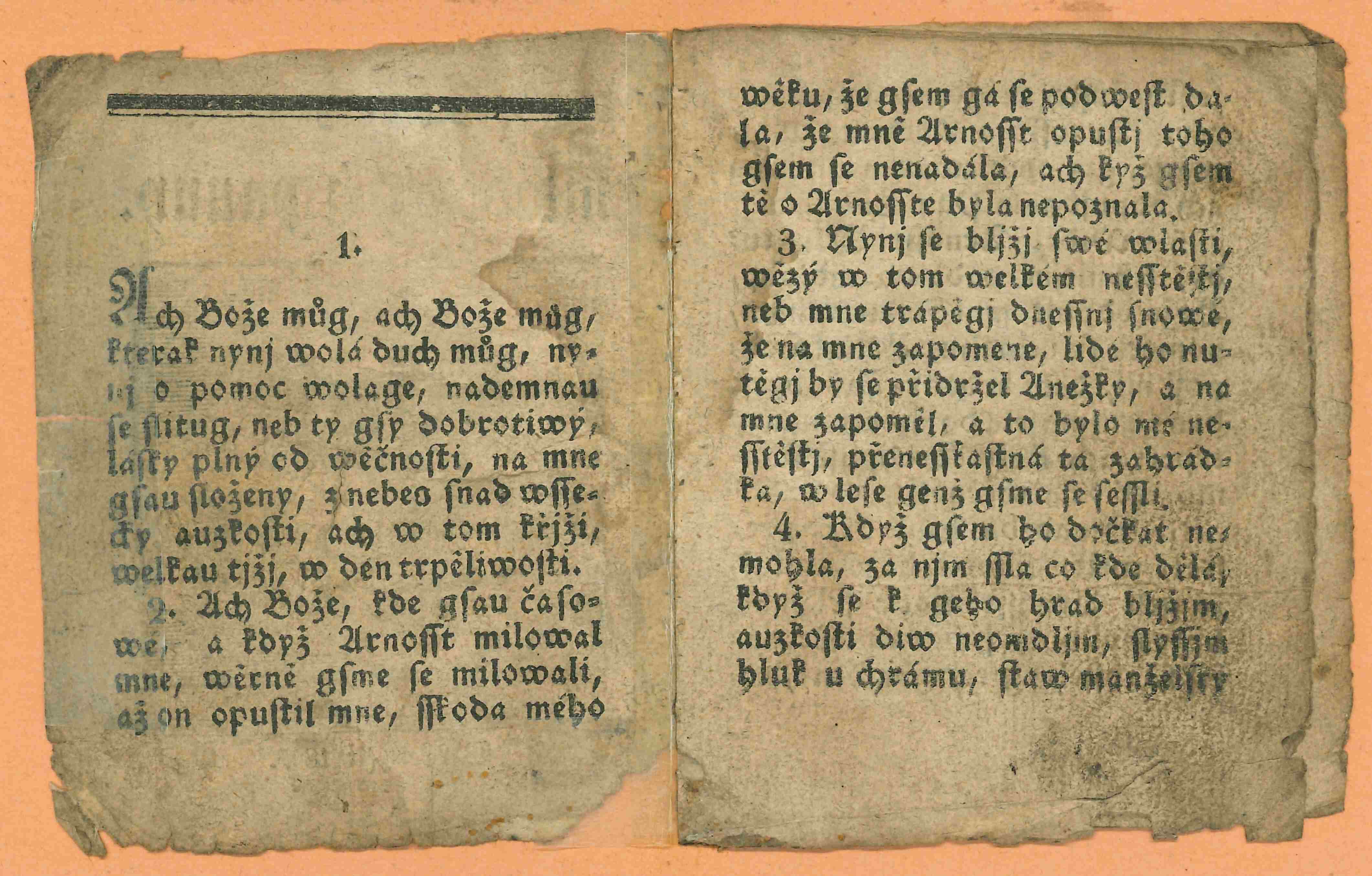 Náhledový obrázek Kramářské písně - Písně pro mládence a panny - 2