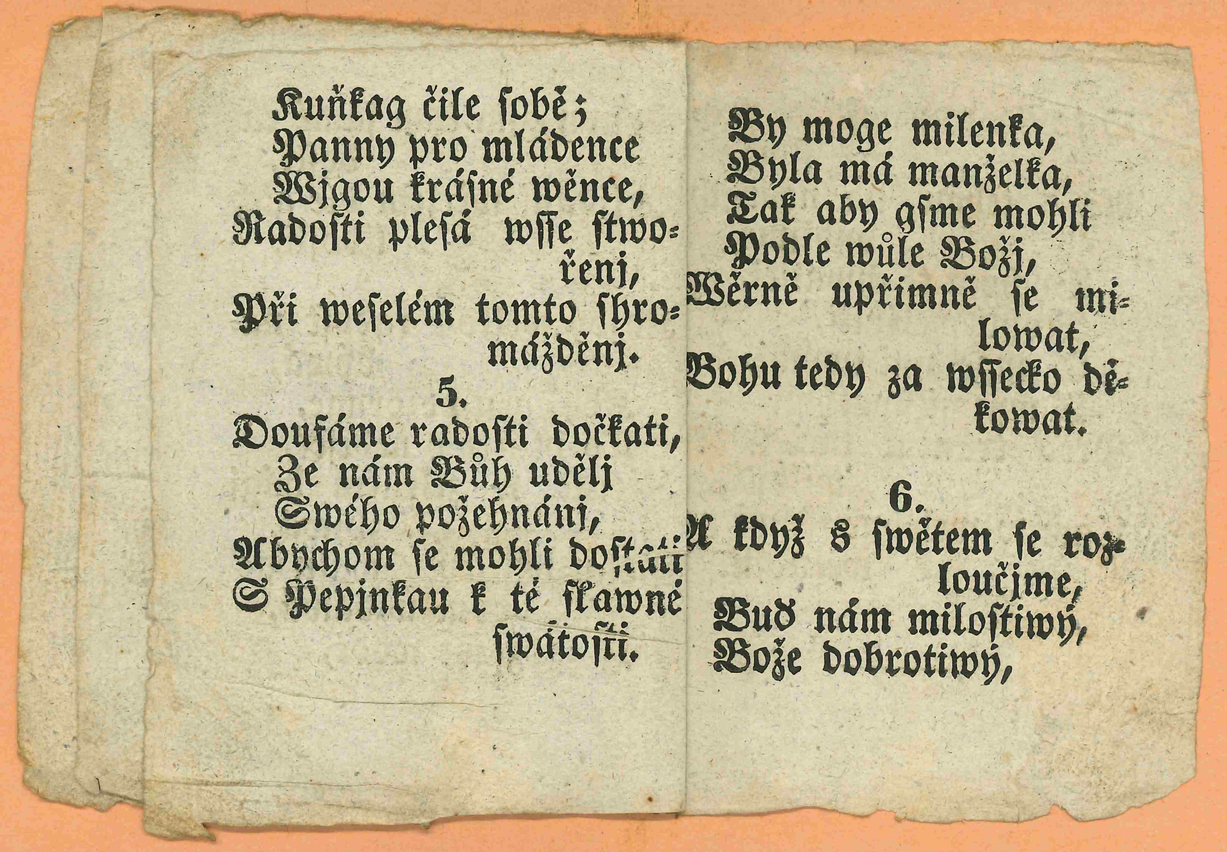 Náhledový obrázek Kramářské písně - Písně pro mládence a panny - 4