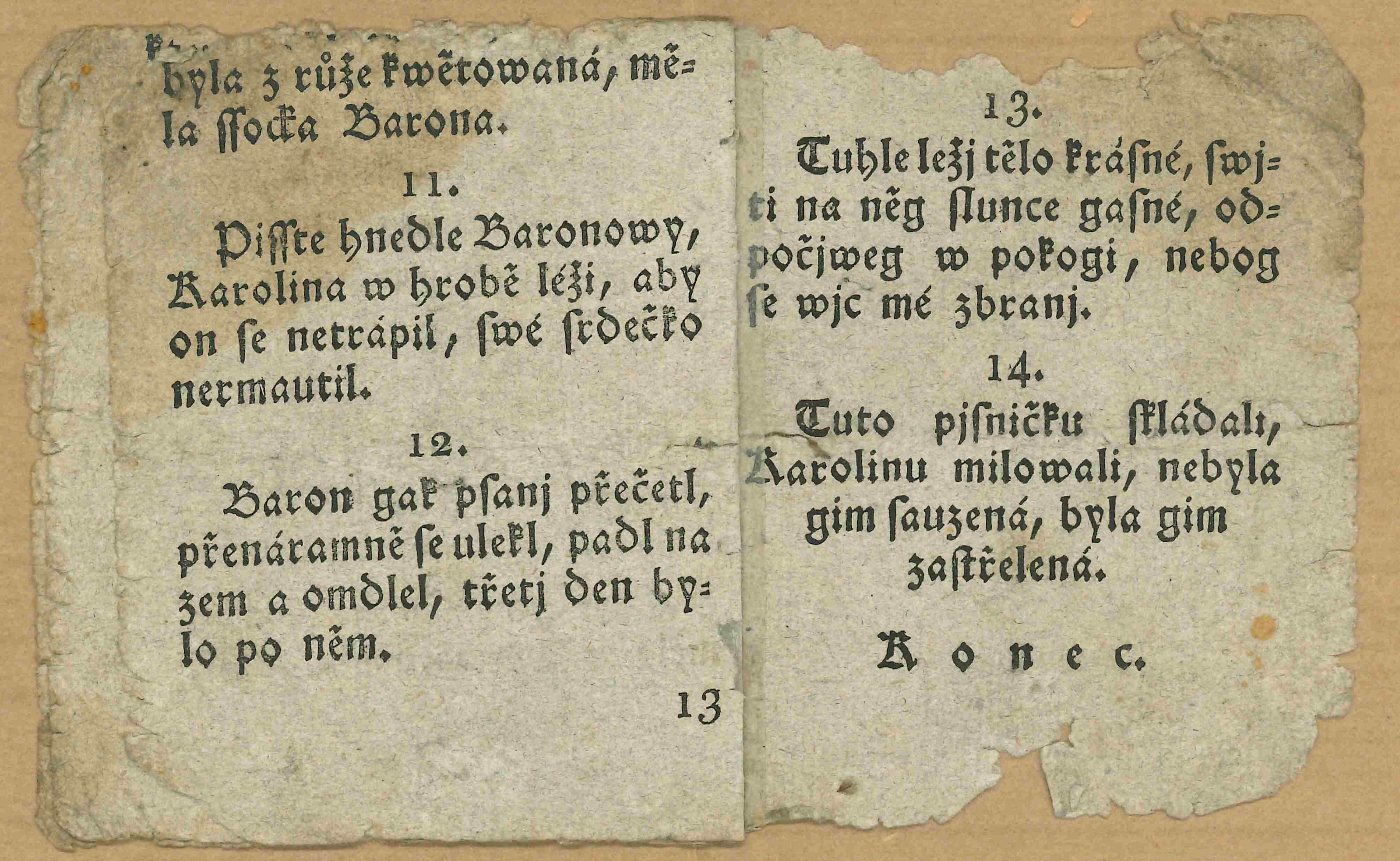 Náhledový obrázek Kramářské písně - Písně pro mládence a panny - 4