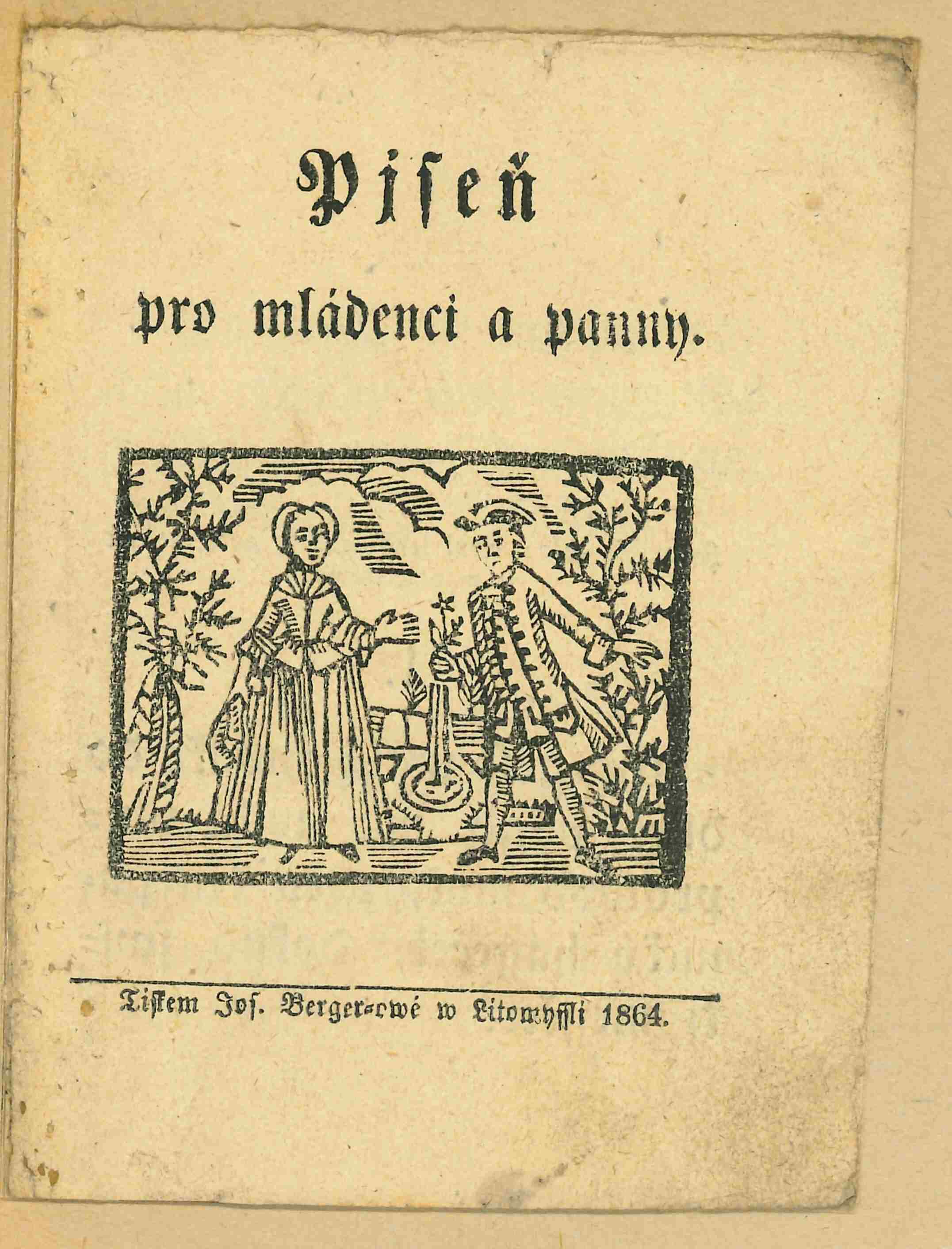Náhledový obrázek Kramářské písně - Písně pro mládence a panny - 1