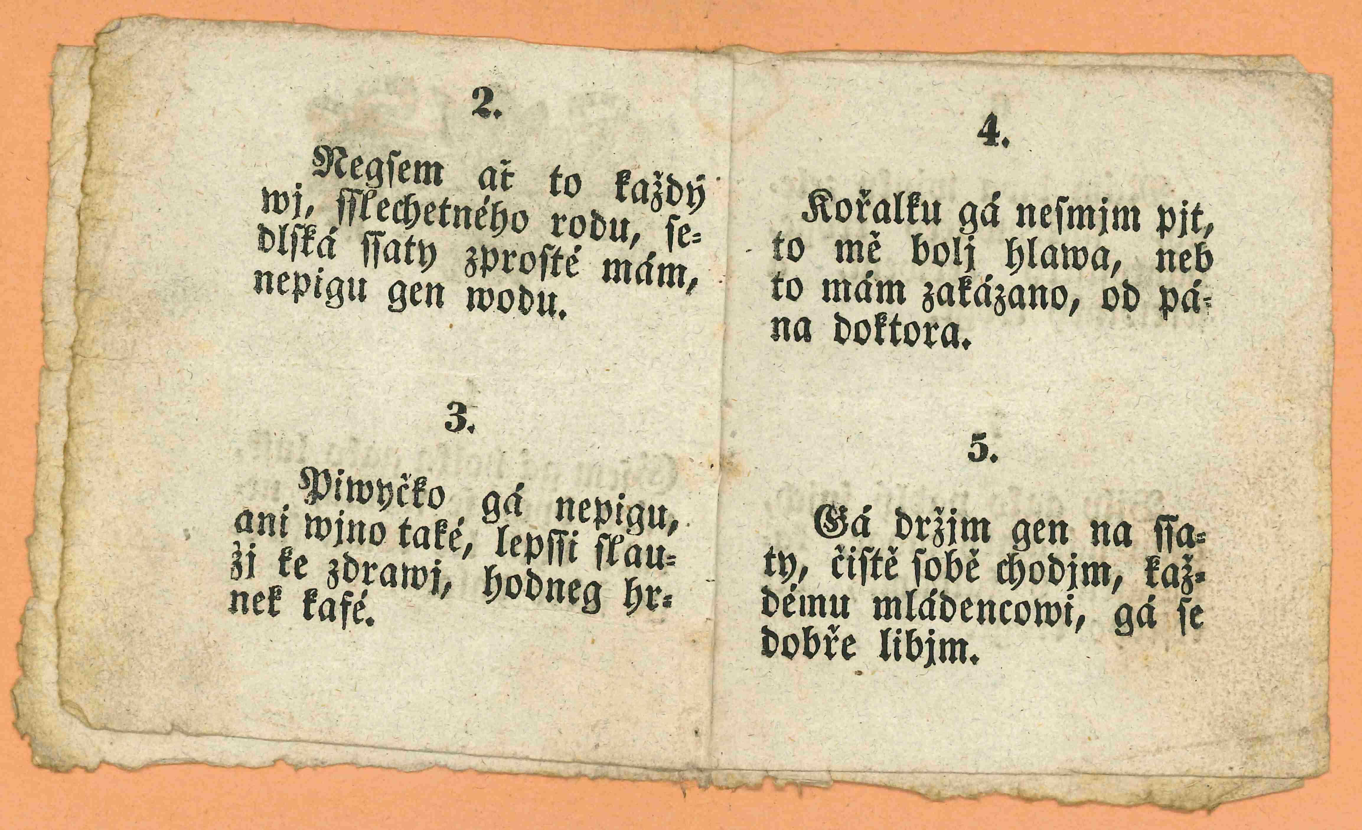 Náhledový obrázek Kramářské písně - Písně pro mládence a panny - 3