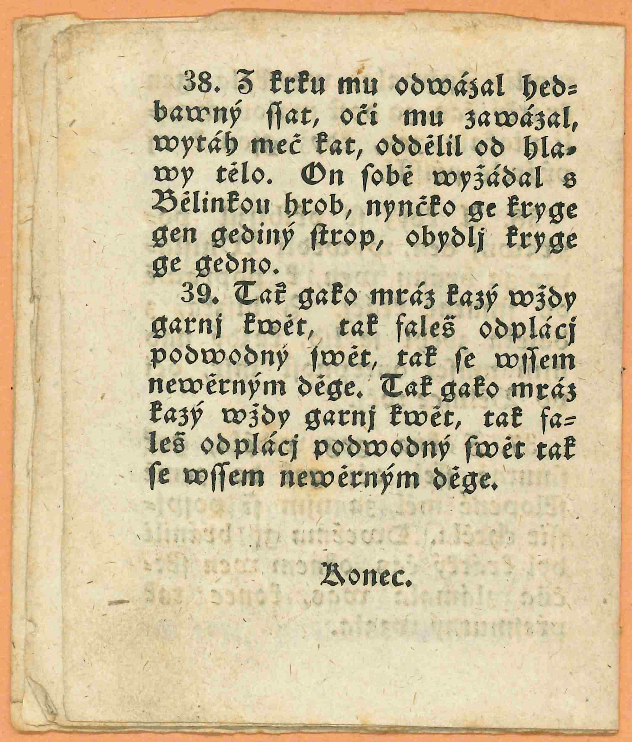 Náhledový obrázek Kramářské písně - Písně pro mládence a panny - 9