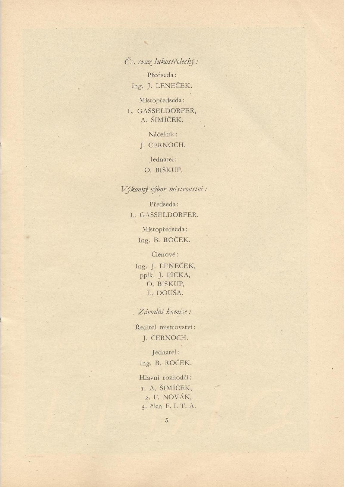 Náhledový obrázek Mistrovství světa ve střelbě lukem. Praha 1947 - 3