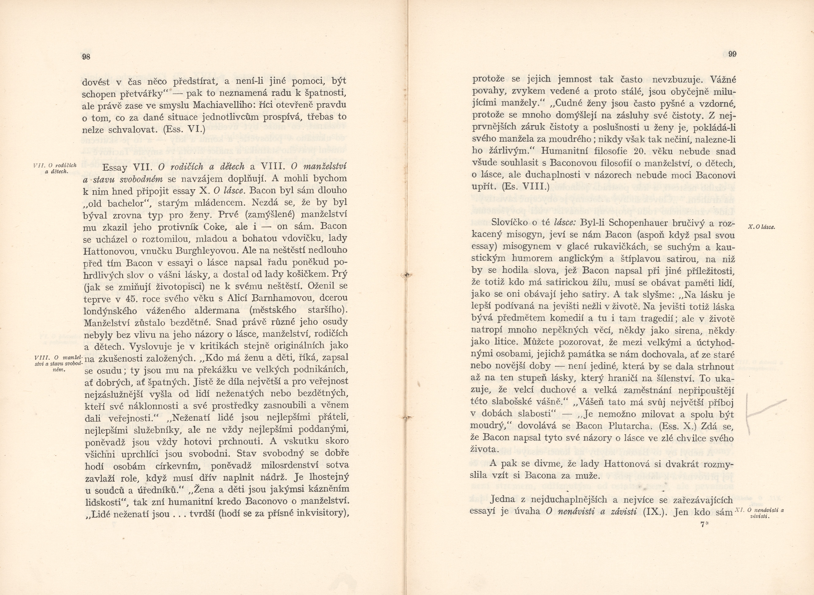 Náhledový obrázek Lord kancléř Francis Bacon z Verulamu a jeho essaye - 2