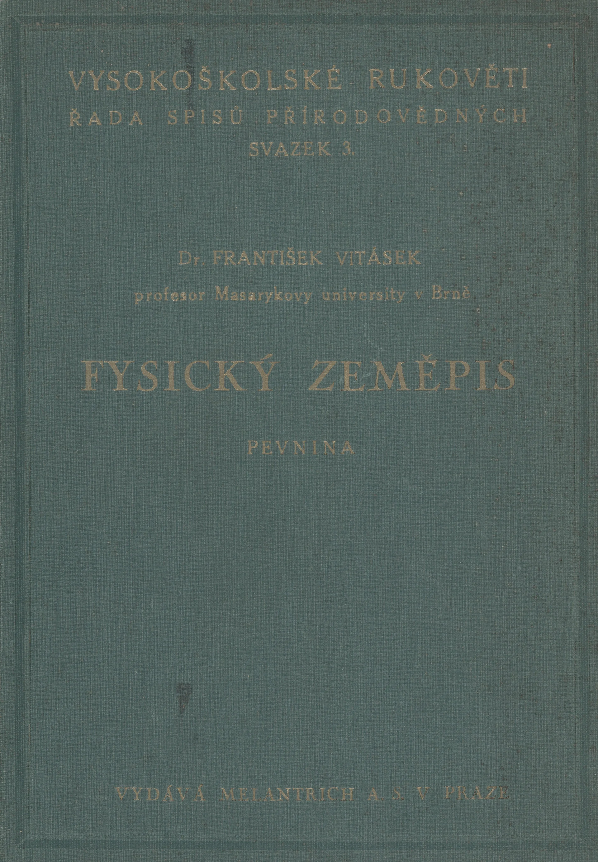 Náhledový obrázek předmětu Fysický zeměpis: pevnina (II. díl)