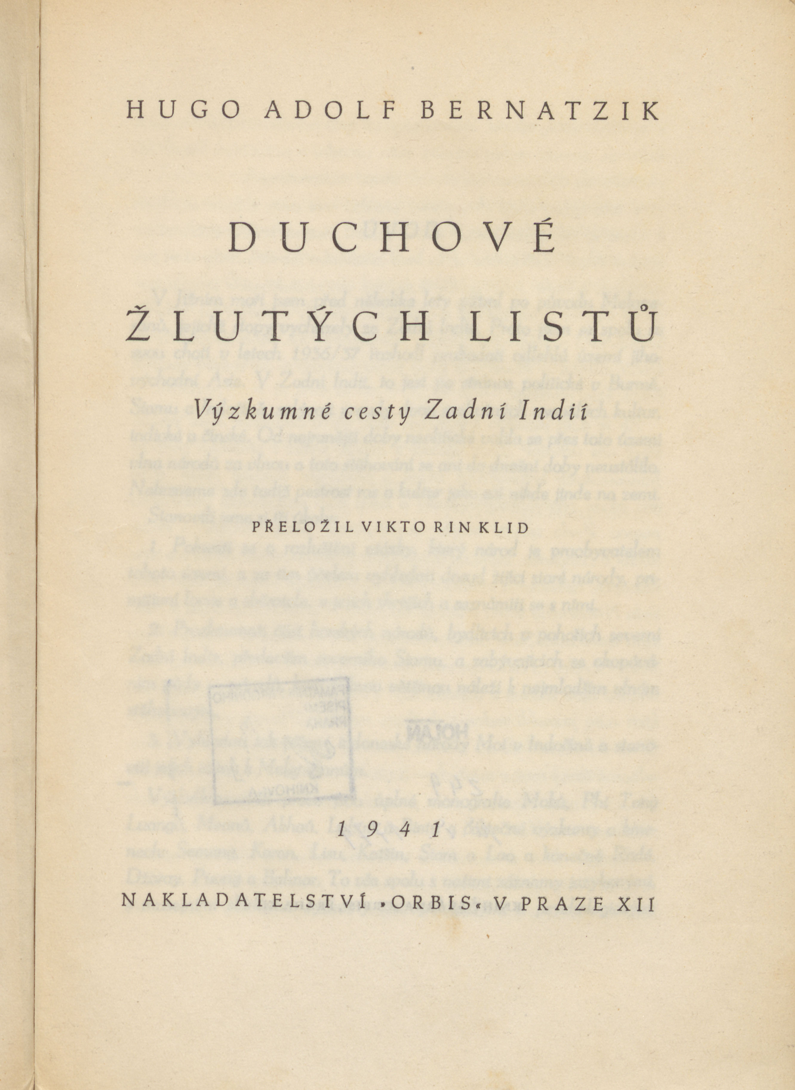 Náhledový obrázek Duchové žlutých listů: výzkumné cesty Zadní Indií - 1