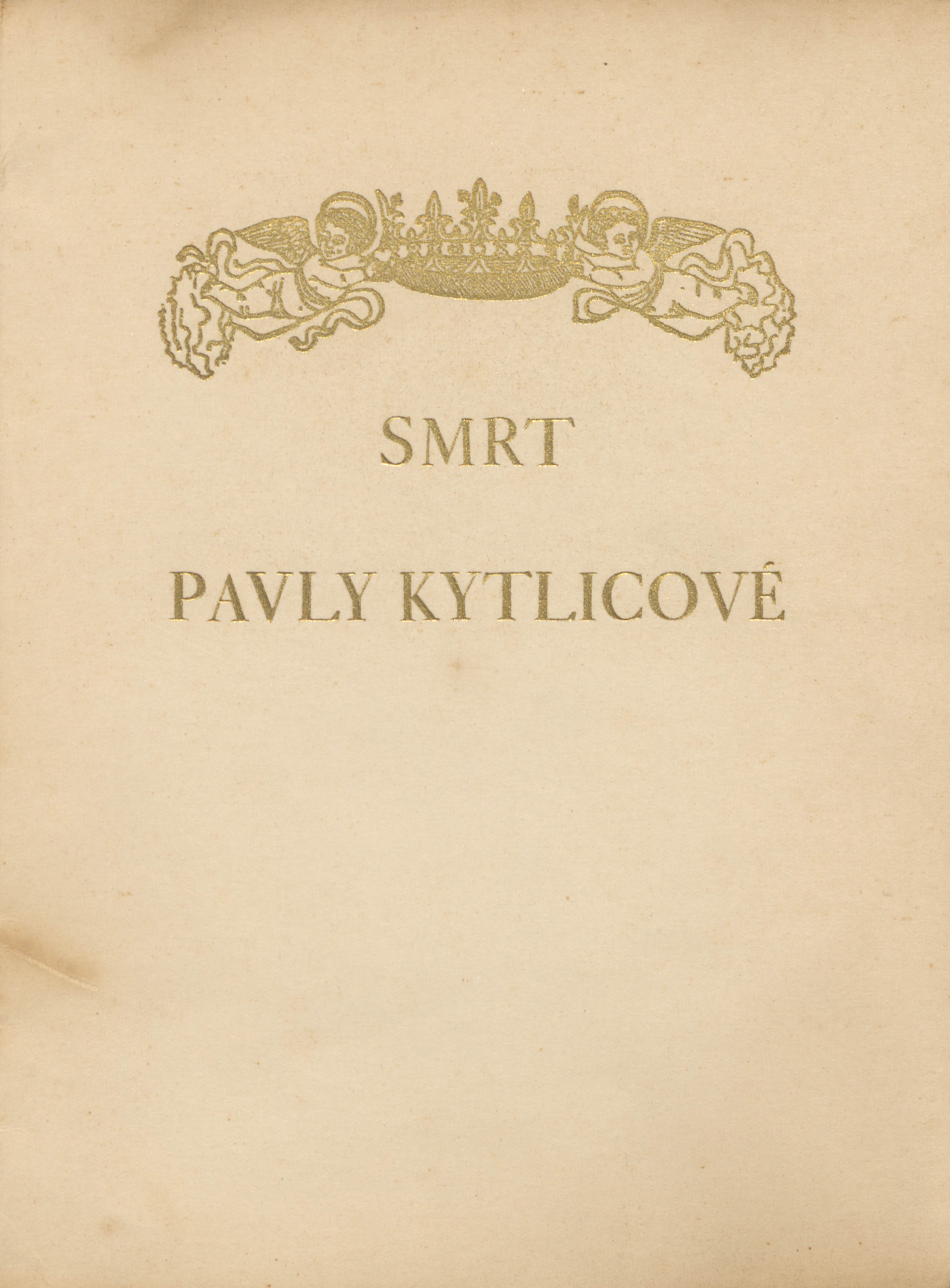 Náhledový obrázek Smrt Pavly Kytlicové - 1