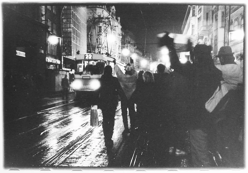 Obrázek Národní třída, 24.11.1989 (Jakeš odstoupil)
