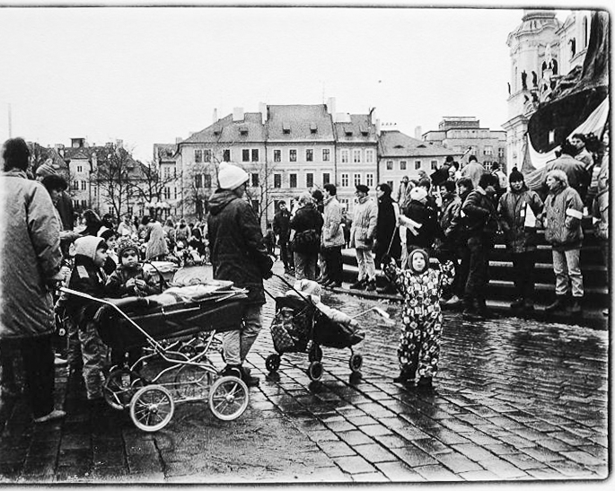 Náhledový obrázek Staroměstské náměstí, generální stávka 27.11. - 1