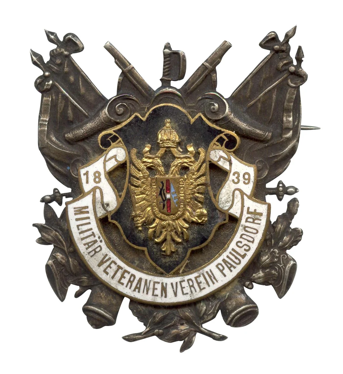 Obrázek Odznak spolkový - Spolek vojenských vysloužilců z Pavlovic, 1839