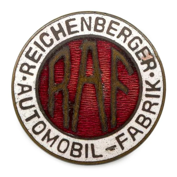Náhledový obrázek předmětu Odznak firemní - RAF (Reichenberger Automobilfabrik)