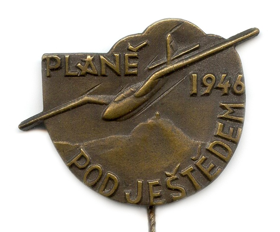 Náhledový obrázek Odznak upomínkový - Pláně pod Ještědem 1946 - 1