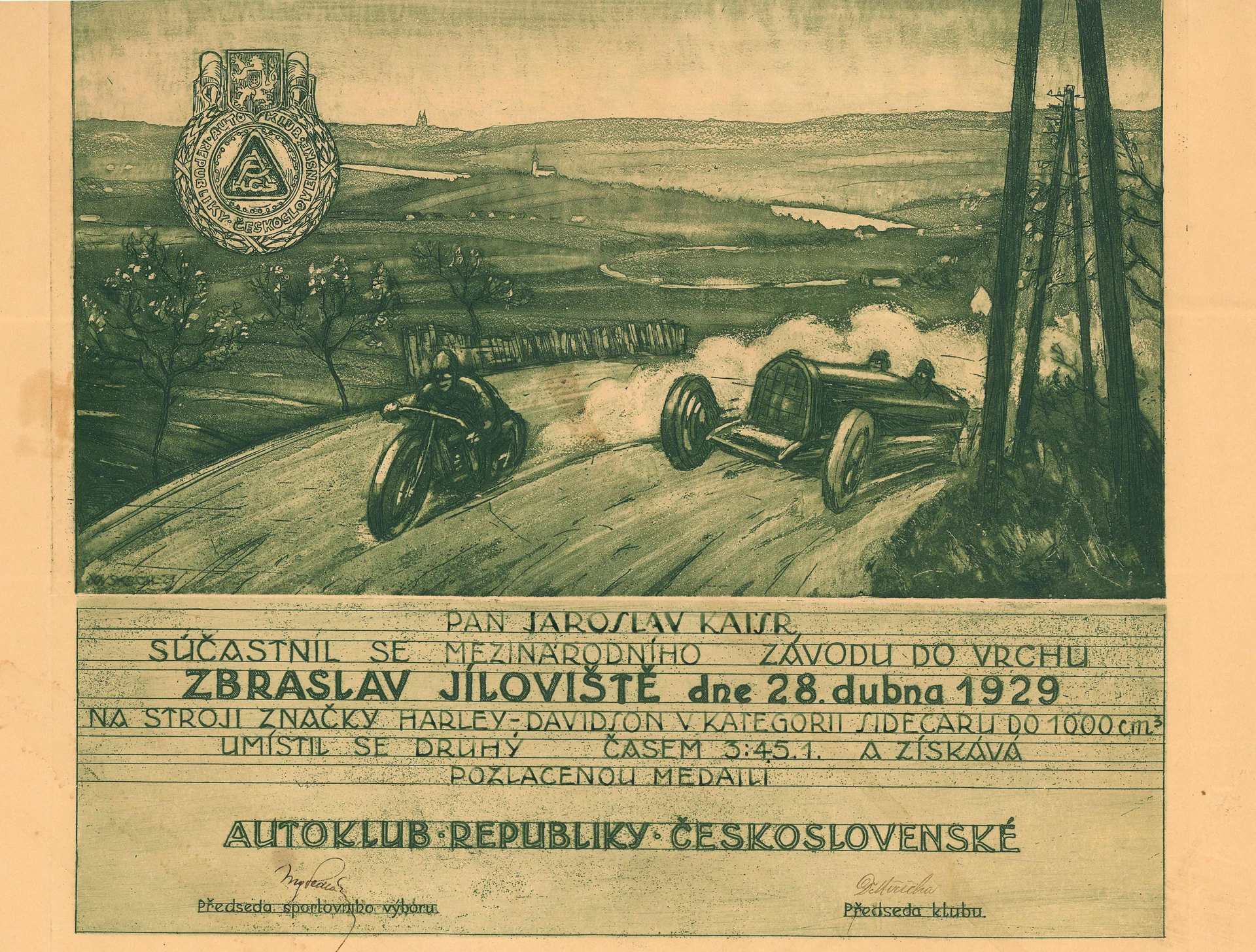Náhledový obrázek předmětu Mezinárodní závod do vrchu Zbraslav - Jíloviště