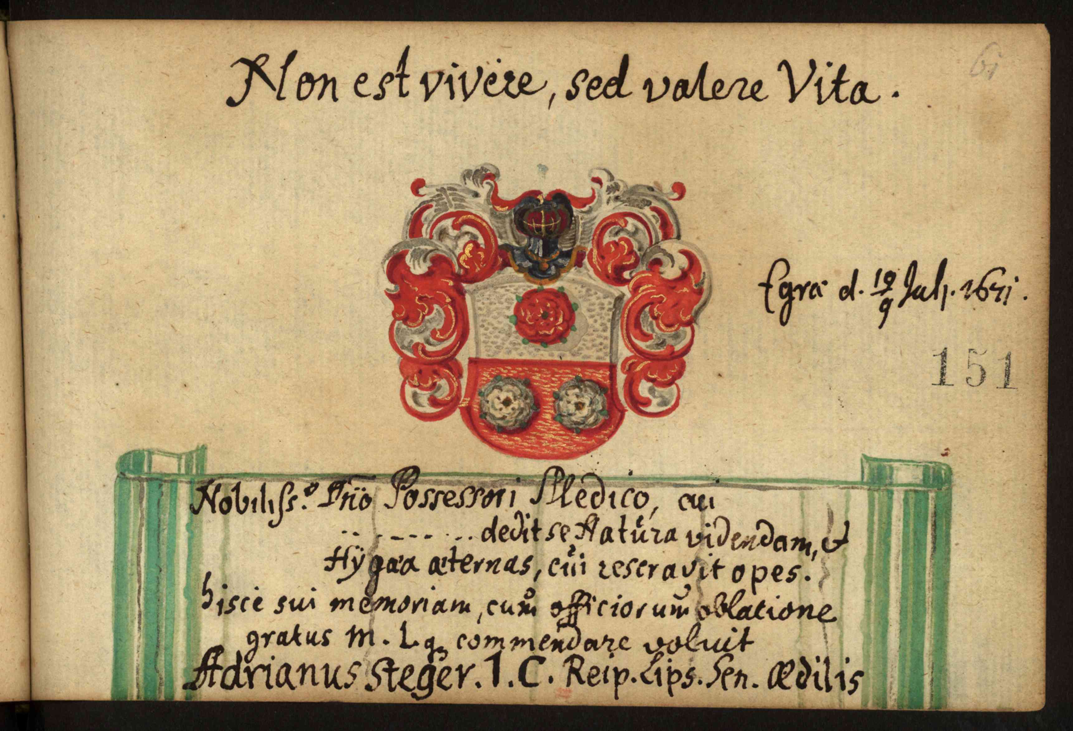 Náhledový obrázek Rkp. 9 – Památník Augustina de Bois, lékaře v Chebu a Fr. Lázních - 12