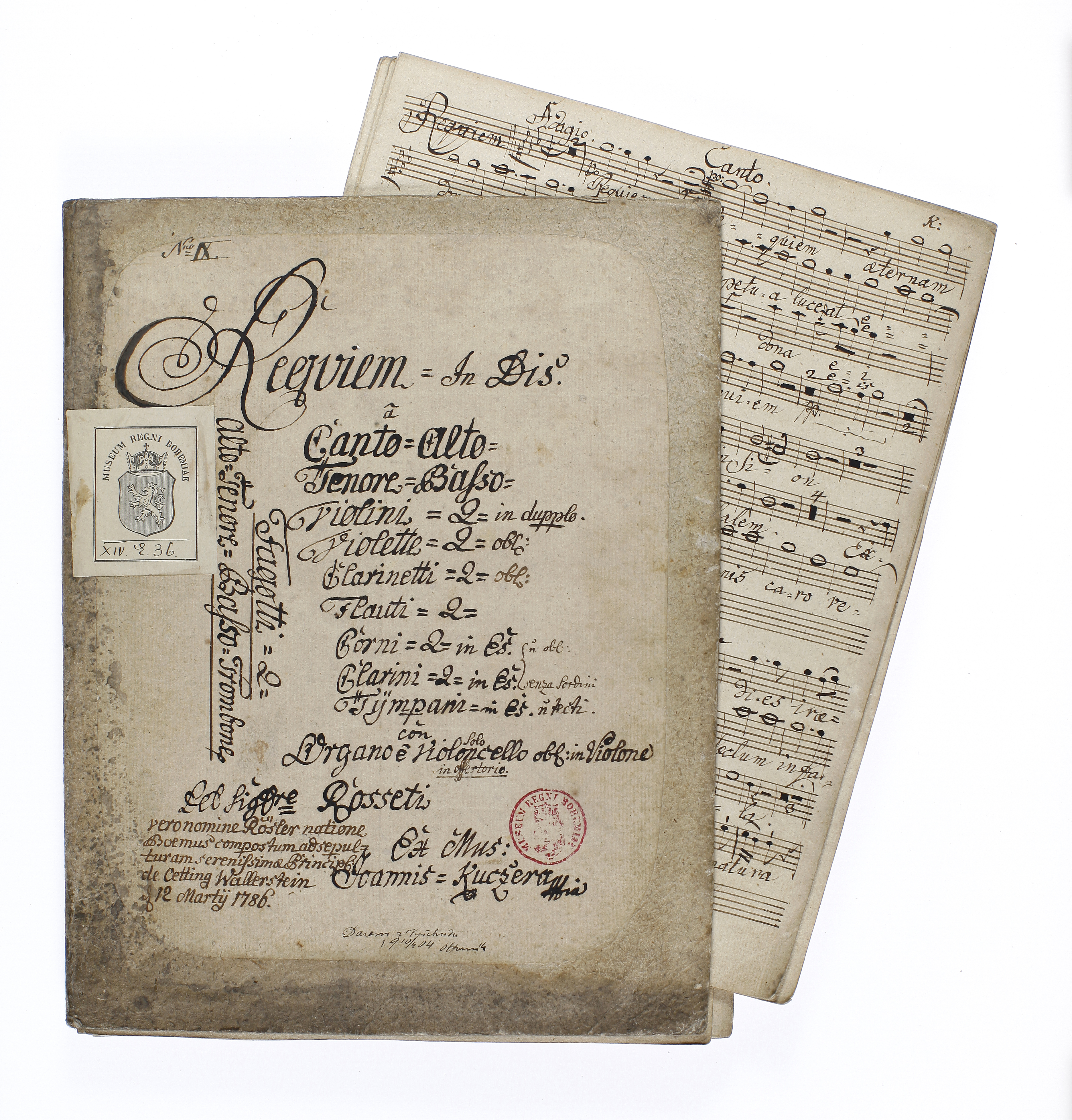 Náhledový obrázek Requiem in Es (opis) - 1