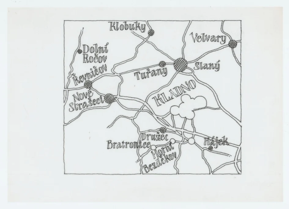 Náhledový obrázek předmětu Nepoužitá ilustrace - Krajinou putující hvězdy