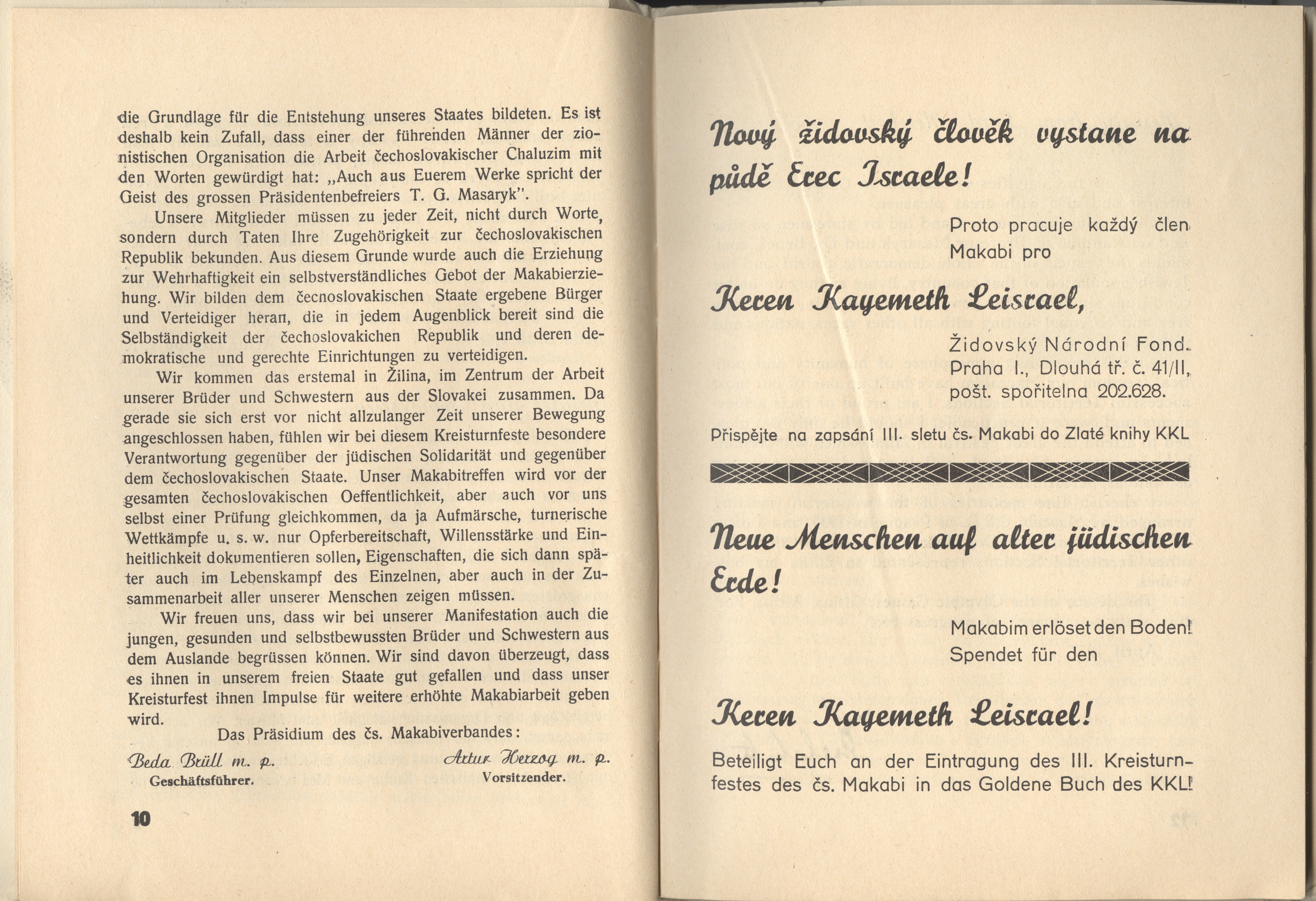 Náhledový obrázek Slavnosti spis. 3. slet čs. Makabi v Žilině 1937 - 5