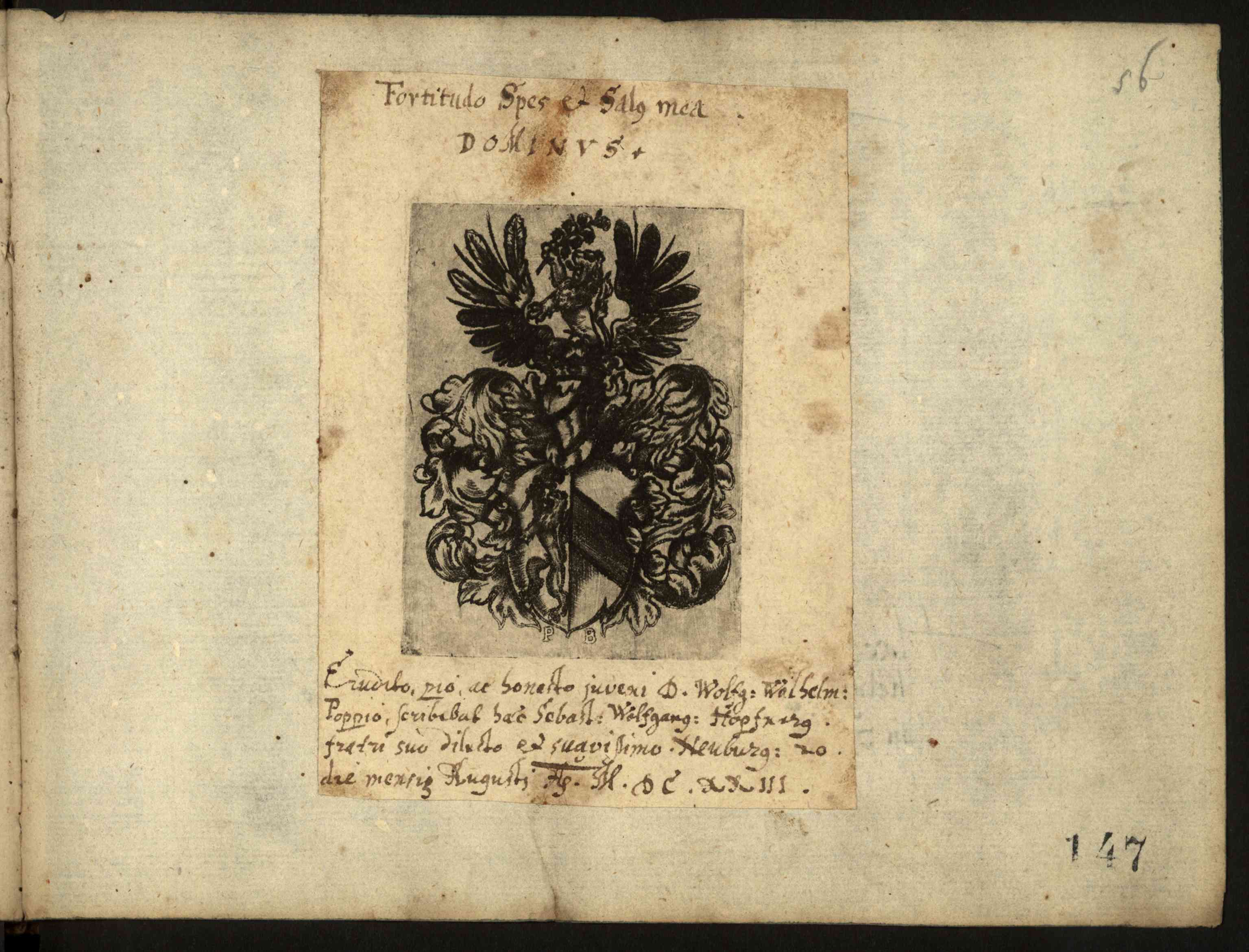 Náhledový obrázek Rkp. 14 – Památník Wolfganga Wilhelma Poppa, dvorního rady a měšťana z Neuburgu - 70