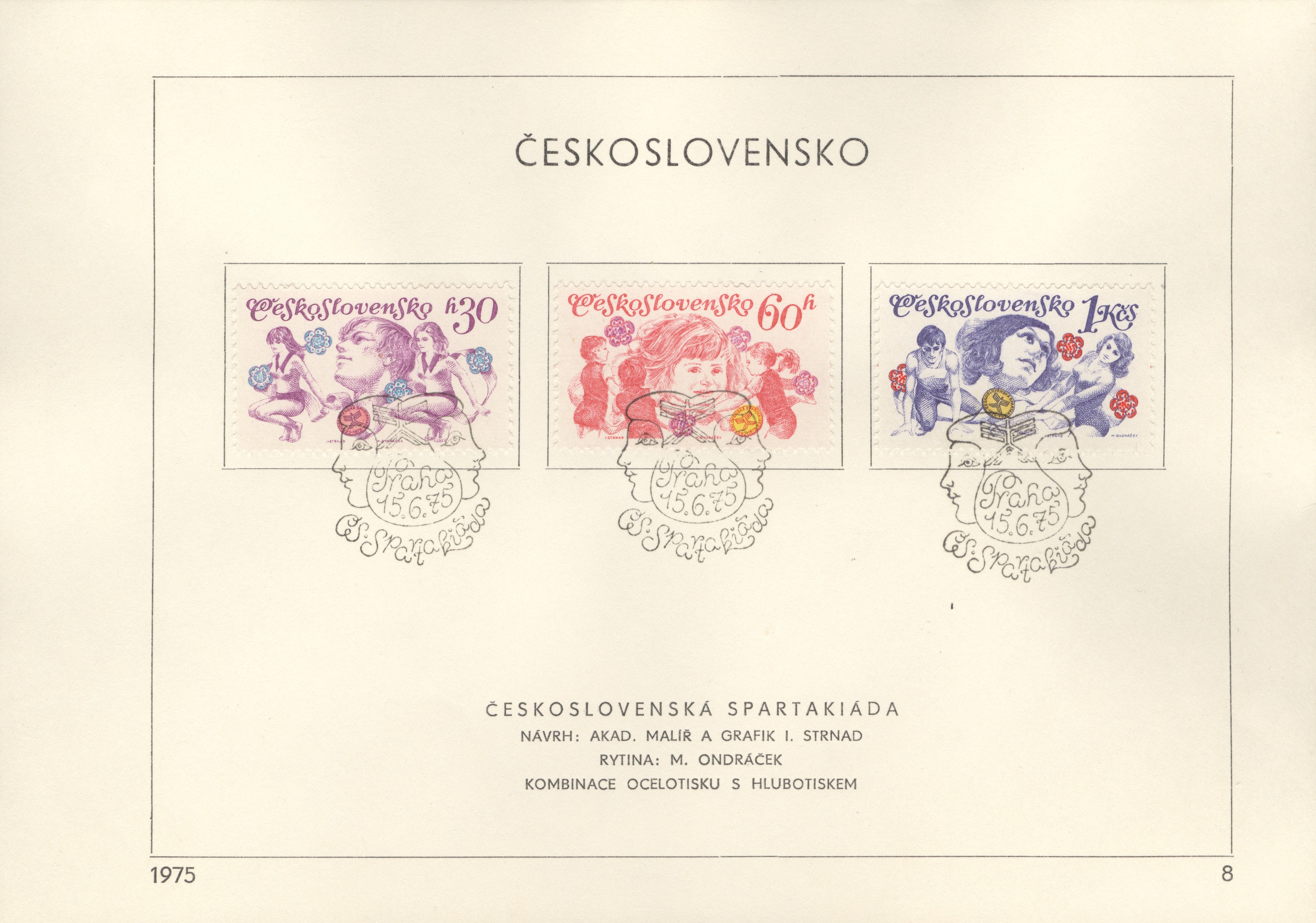 Náhledový obrázek Československá spartakiáda 1975 - 1