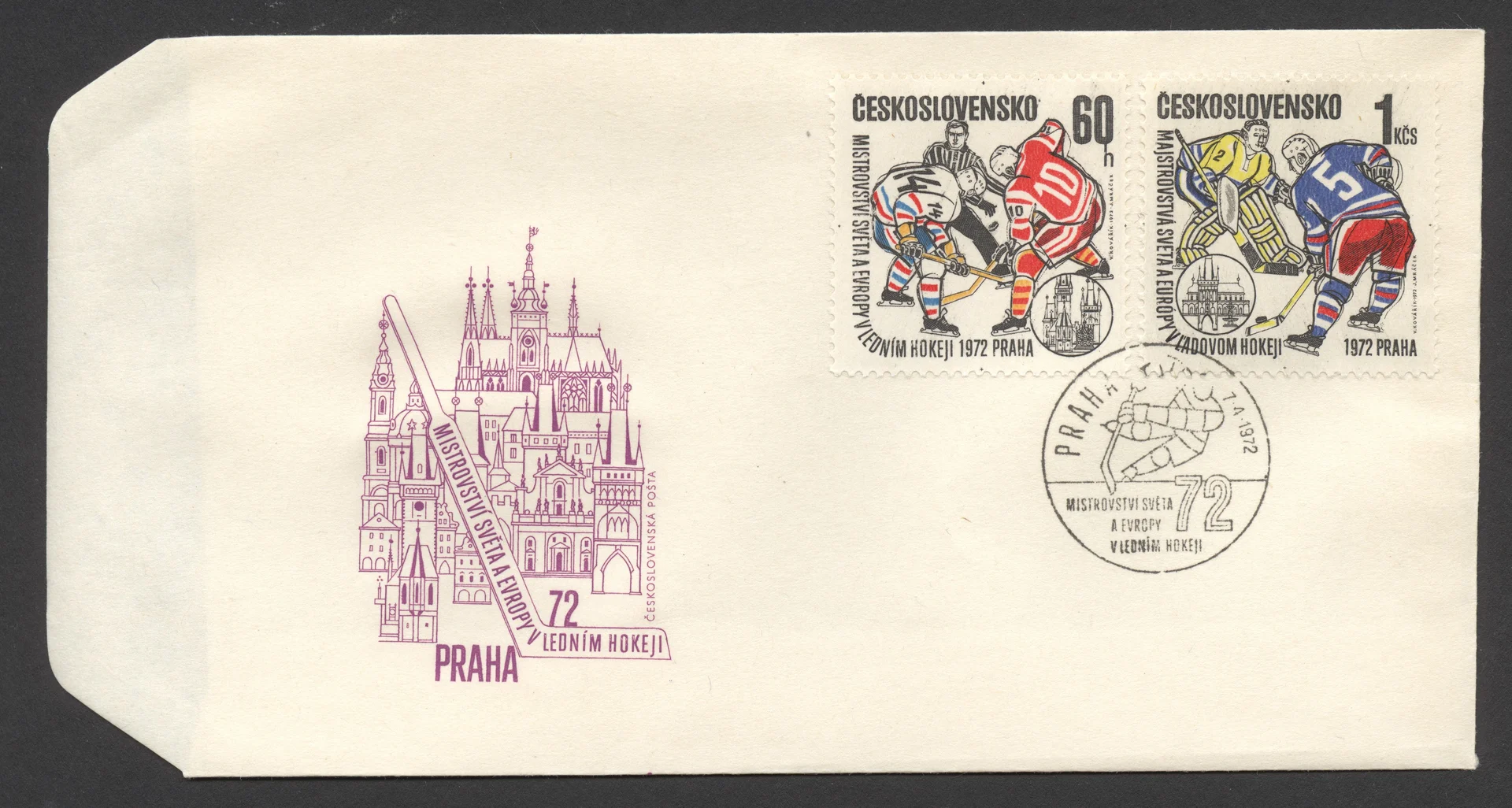 Náhledový obrázek předmětu Mistrovství světa v ledním hokeji. Praha 1972